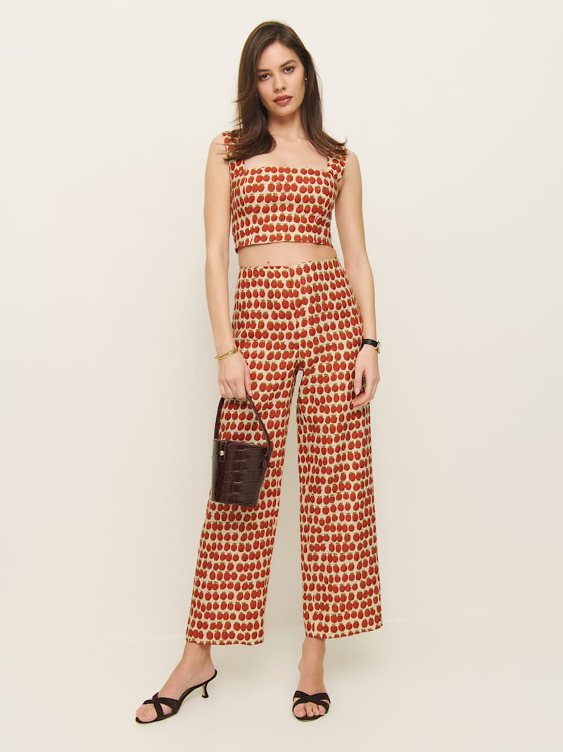 Lija Cropped Pants Size 8