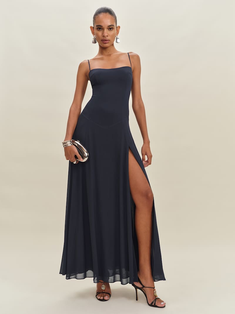 BEA-25FE6554ATLAS BLACK SLEEVELESS DRESS main image 0