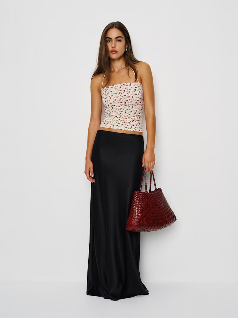 Joni Top – Brown Print main image 0