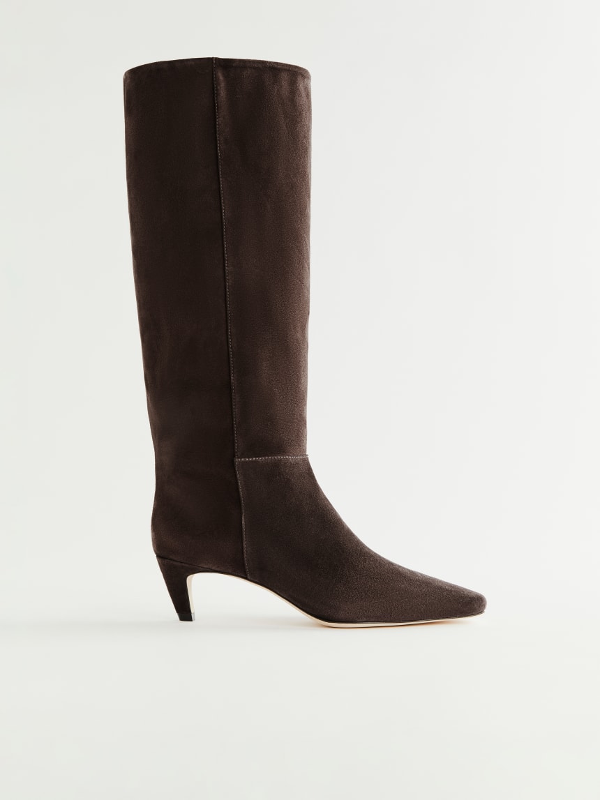Reformation suede brown Remy Knee Boot