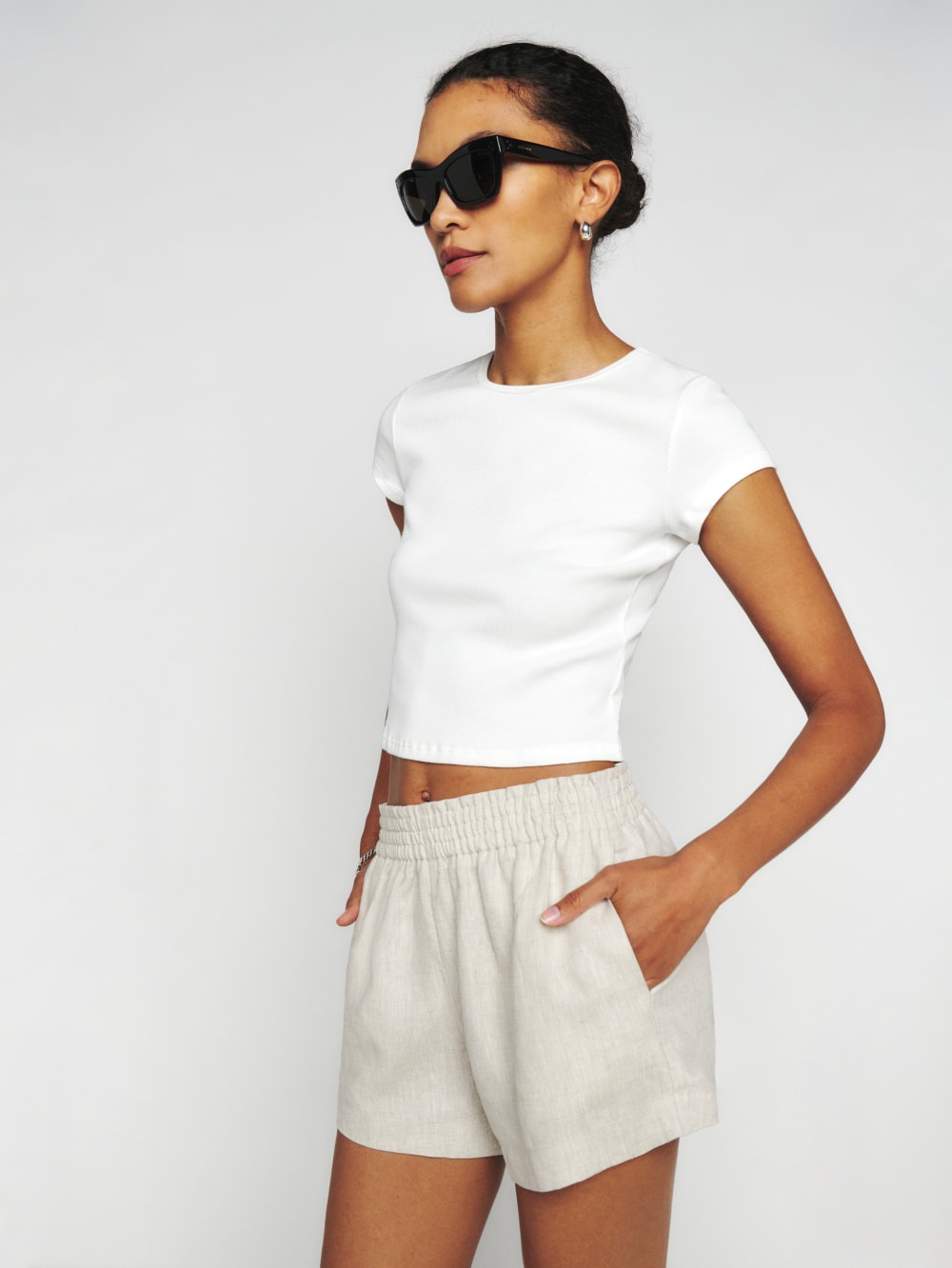 Mila Linen Short, image 1