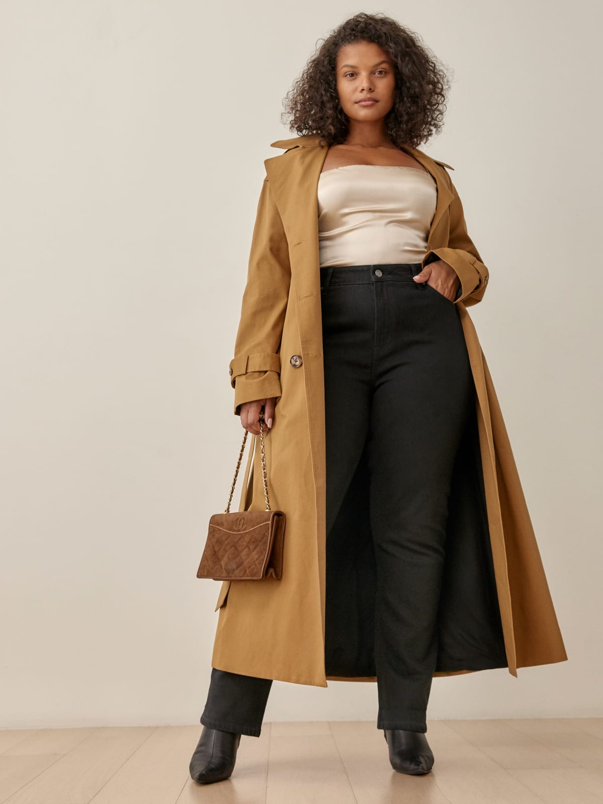 Liza Ultra High Rise Straight Jeans Es Reformation