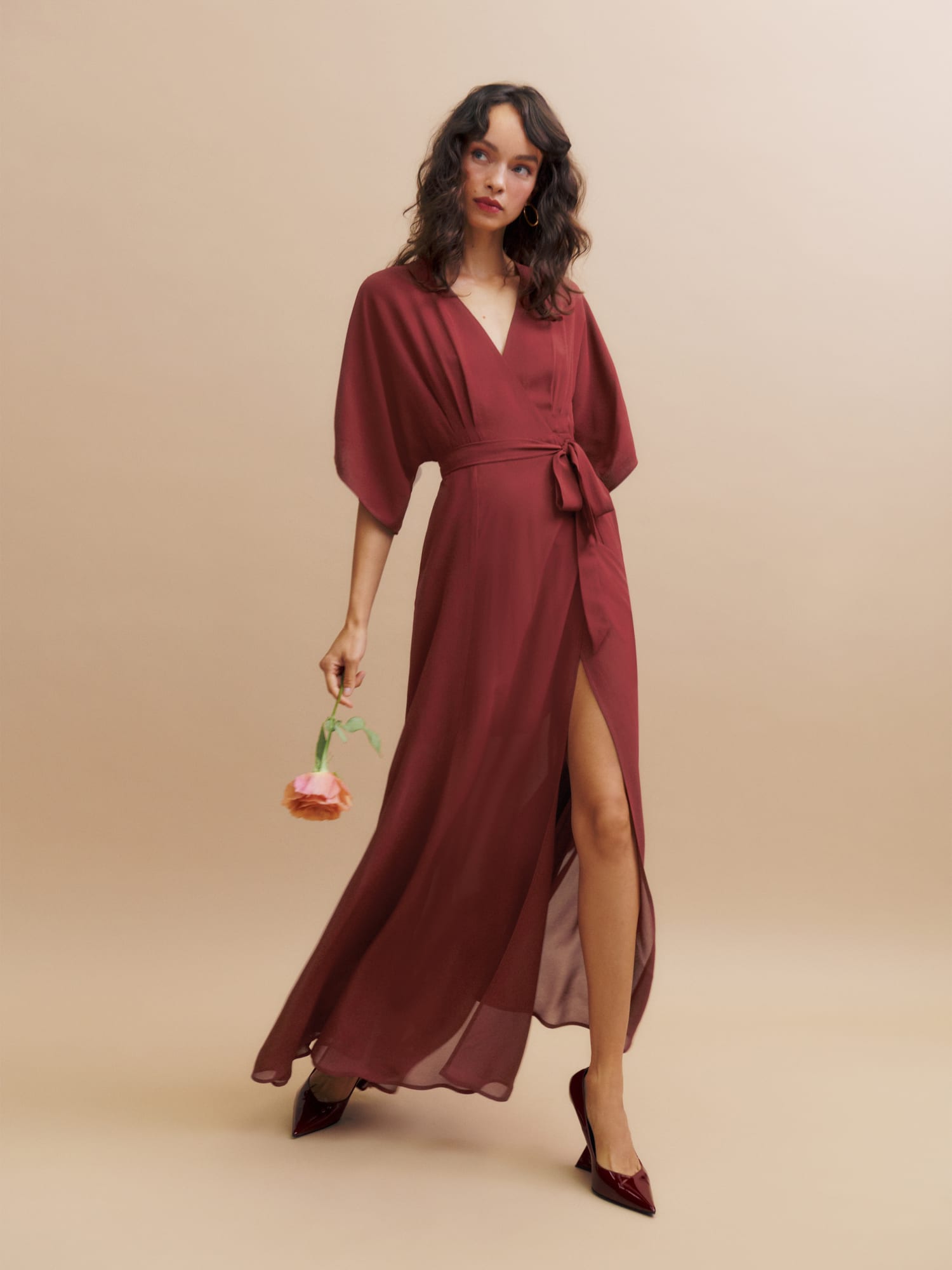 Reformation winslow cheap maxi dress