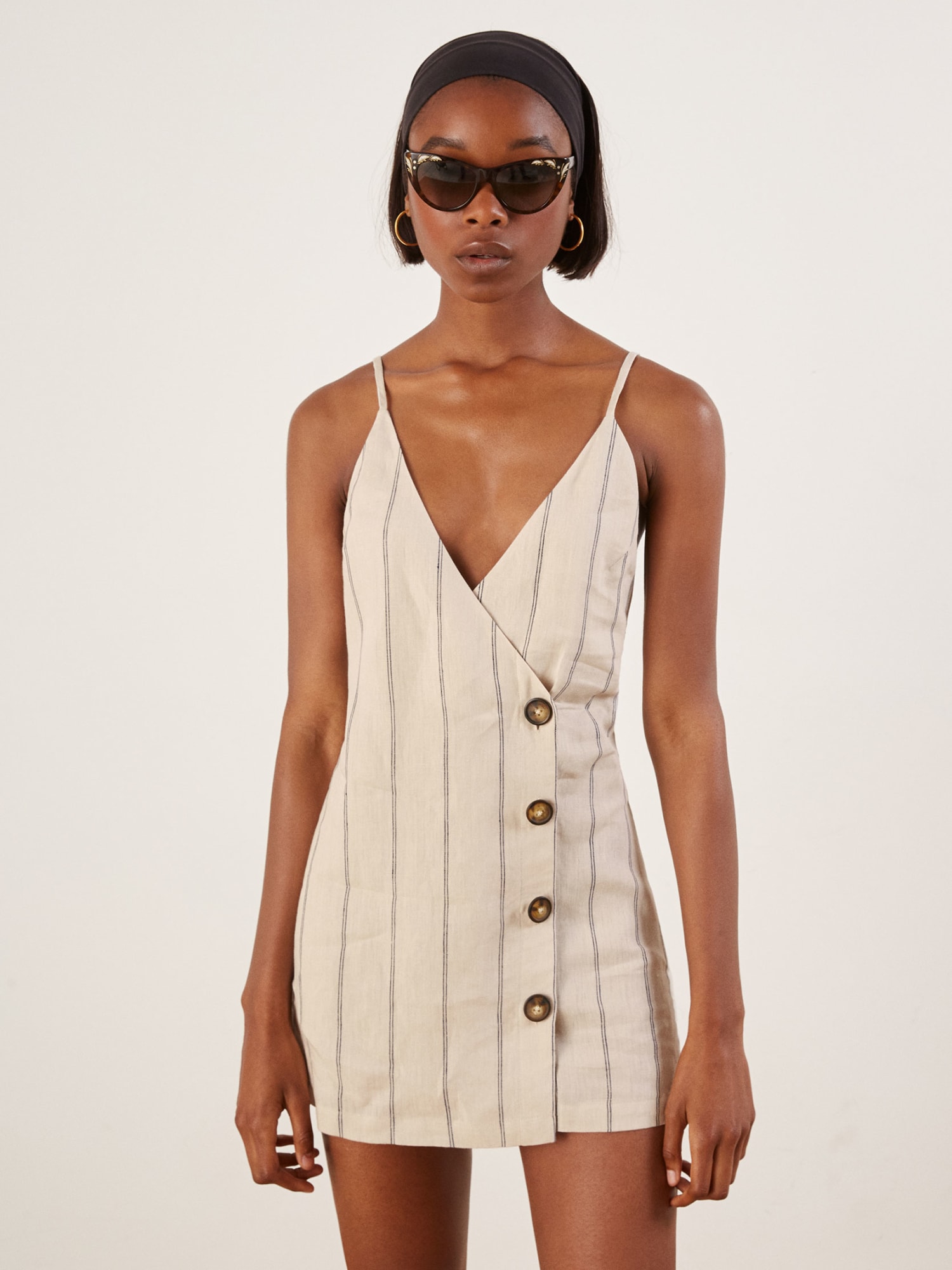 Reformation clearance striped dress