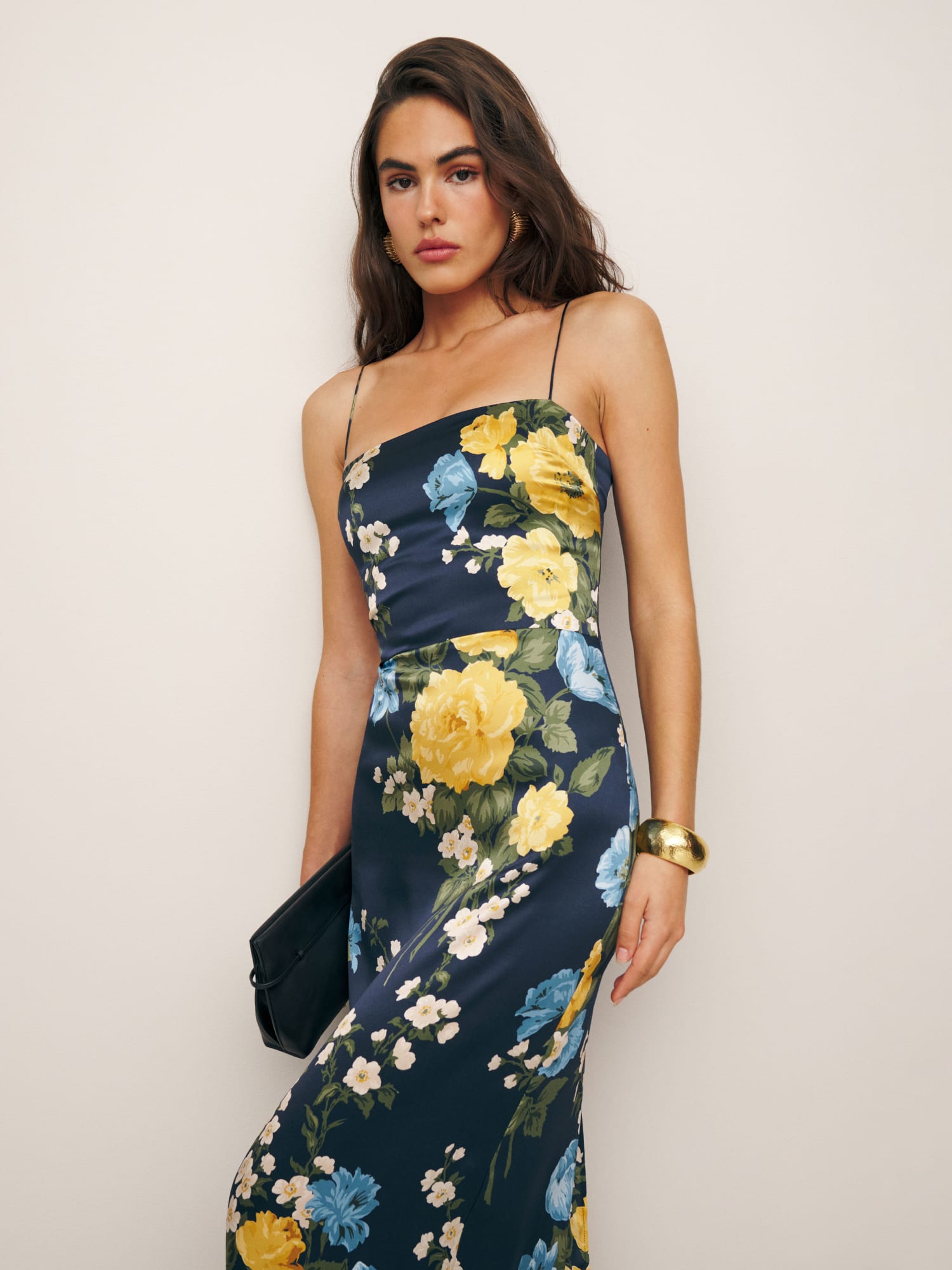 Reformation satin dress discount