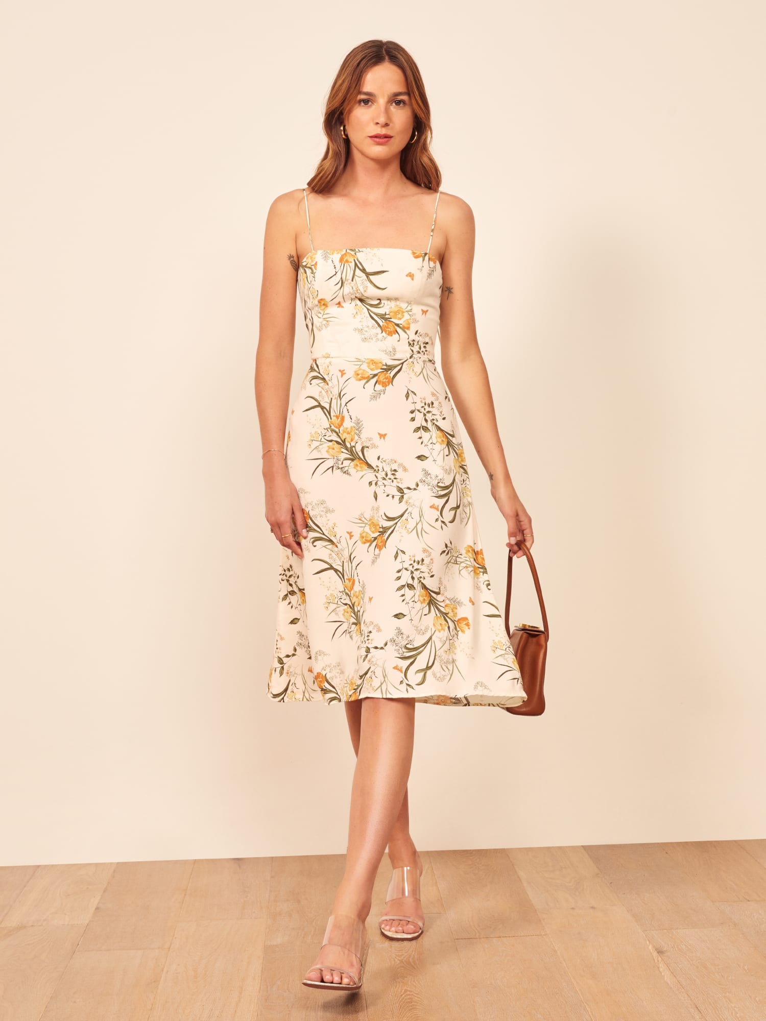 Reformation shop peach dress