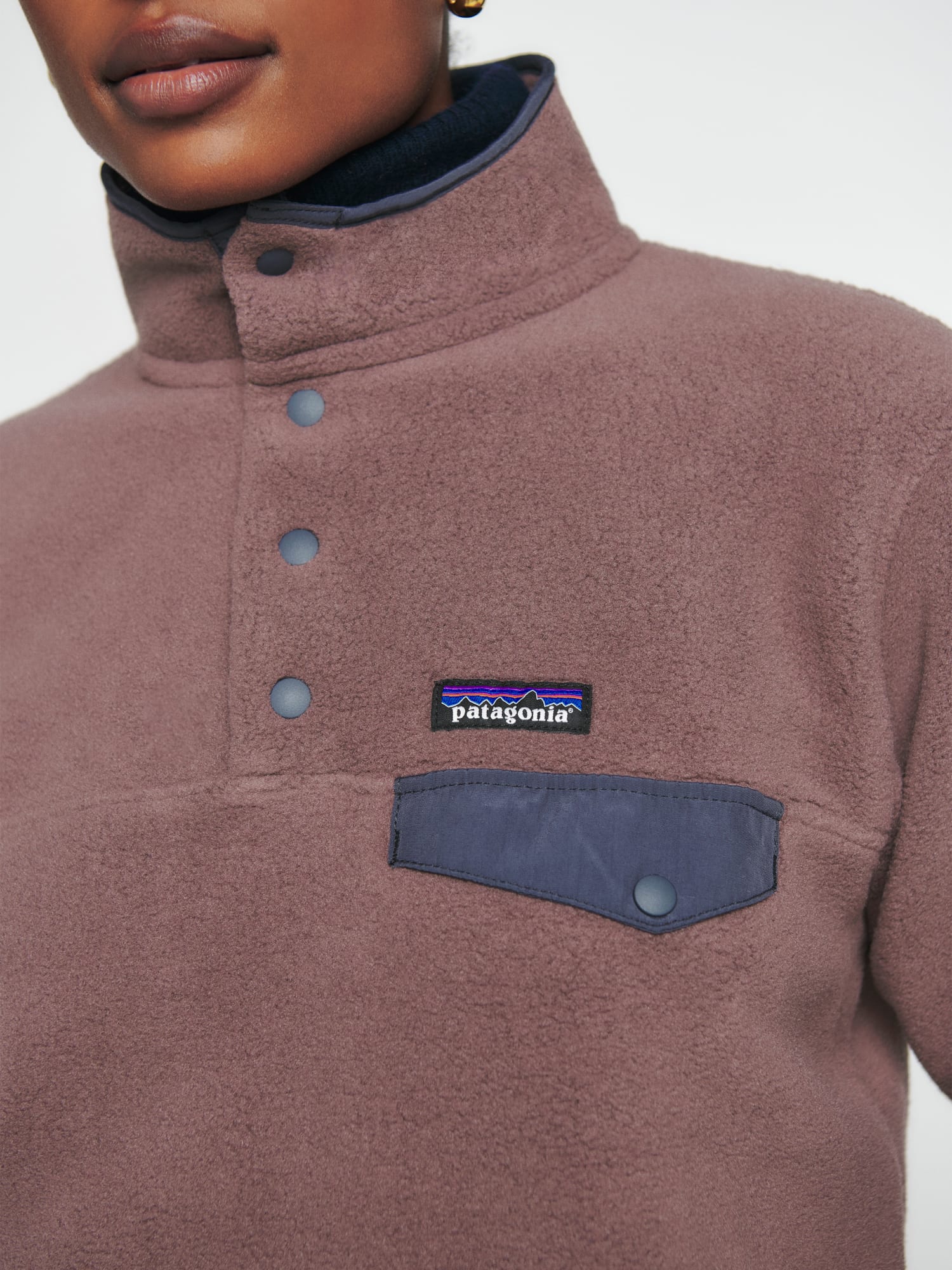 Red and blue patagonia synchilla hotsell