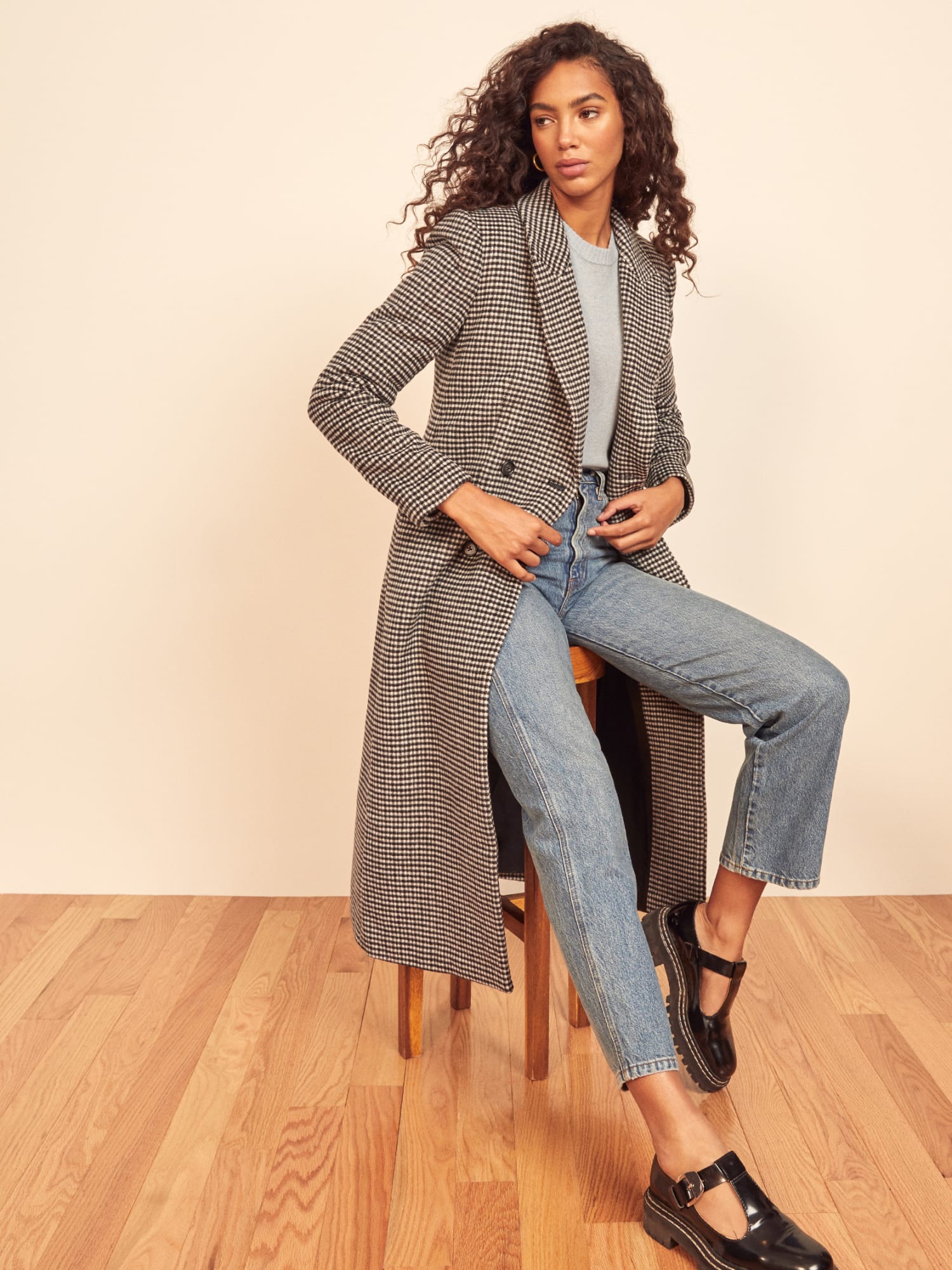 Reformation york coat top