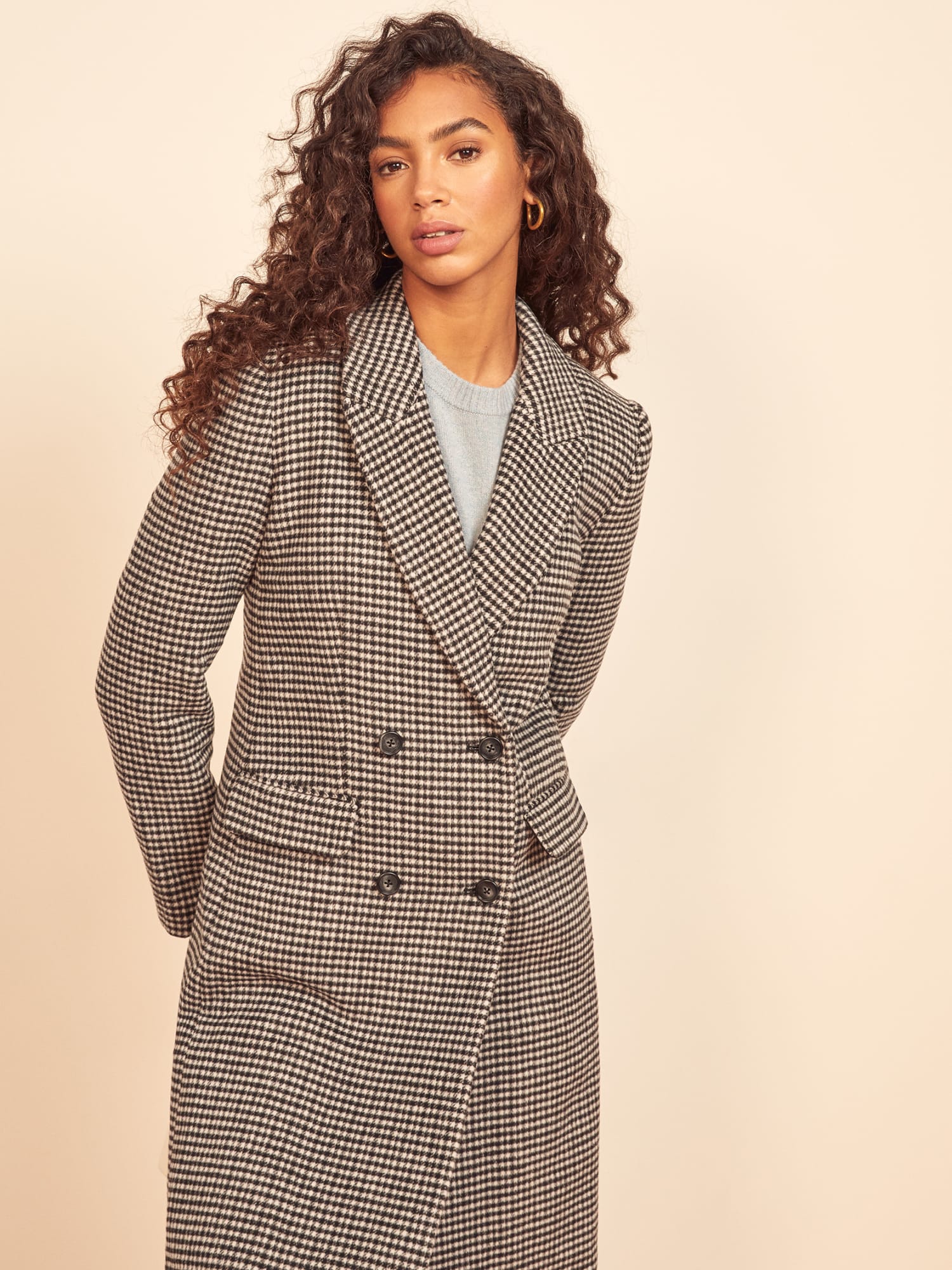 Reformation wool coat sale