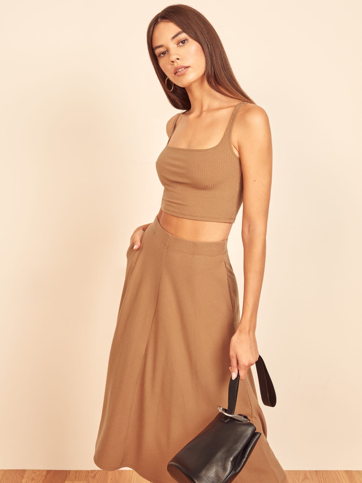 Molly Knit Two Piece Sleeveless Midi Reformation