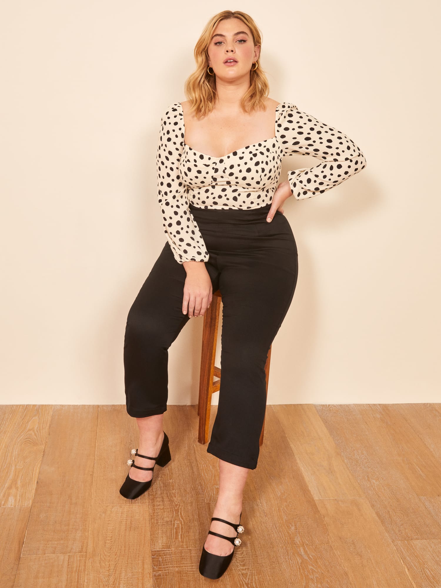 Reformation marlon pant leopard top