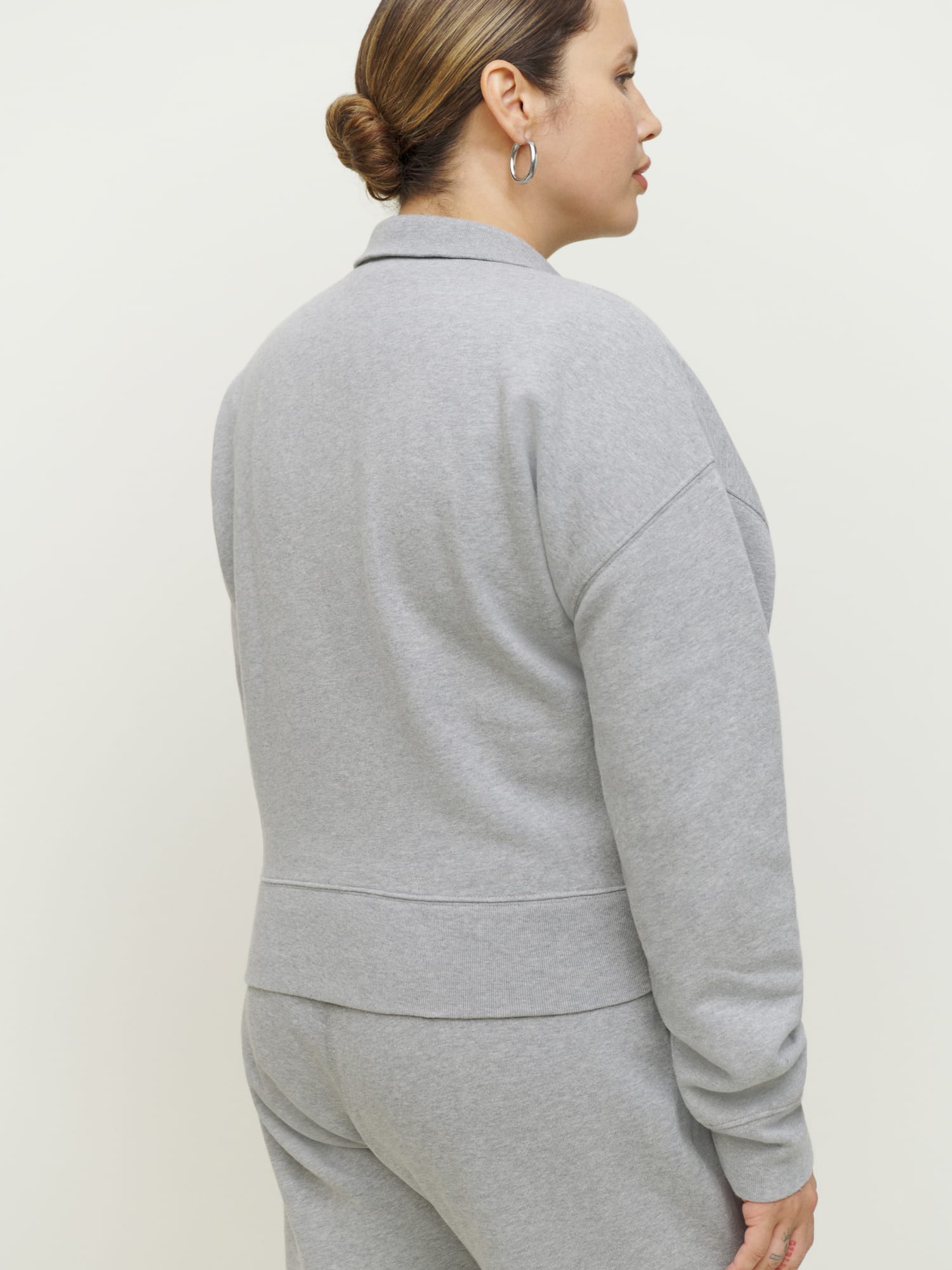 Marla Zip Sweatshirt High Neck Reformation