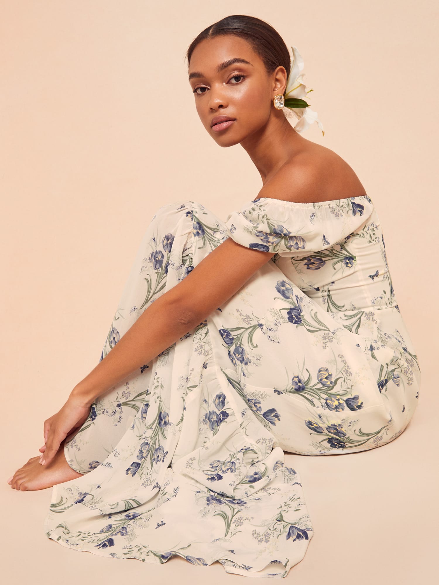 Reformation delilah dress online
