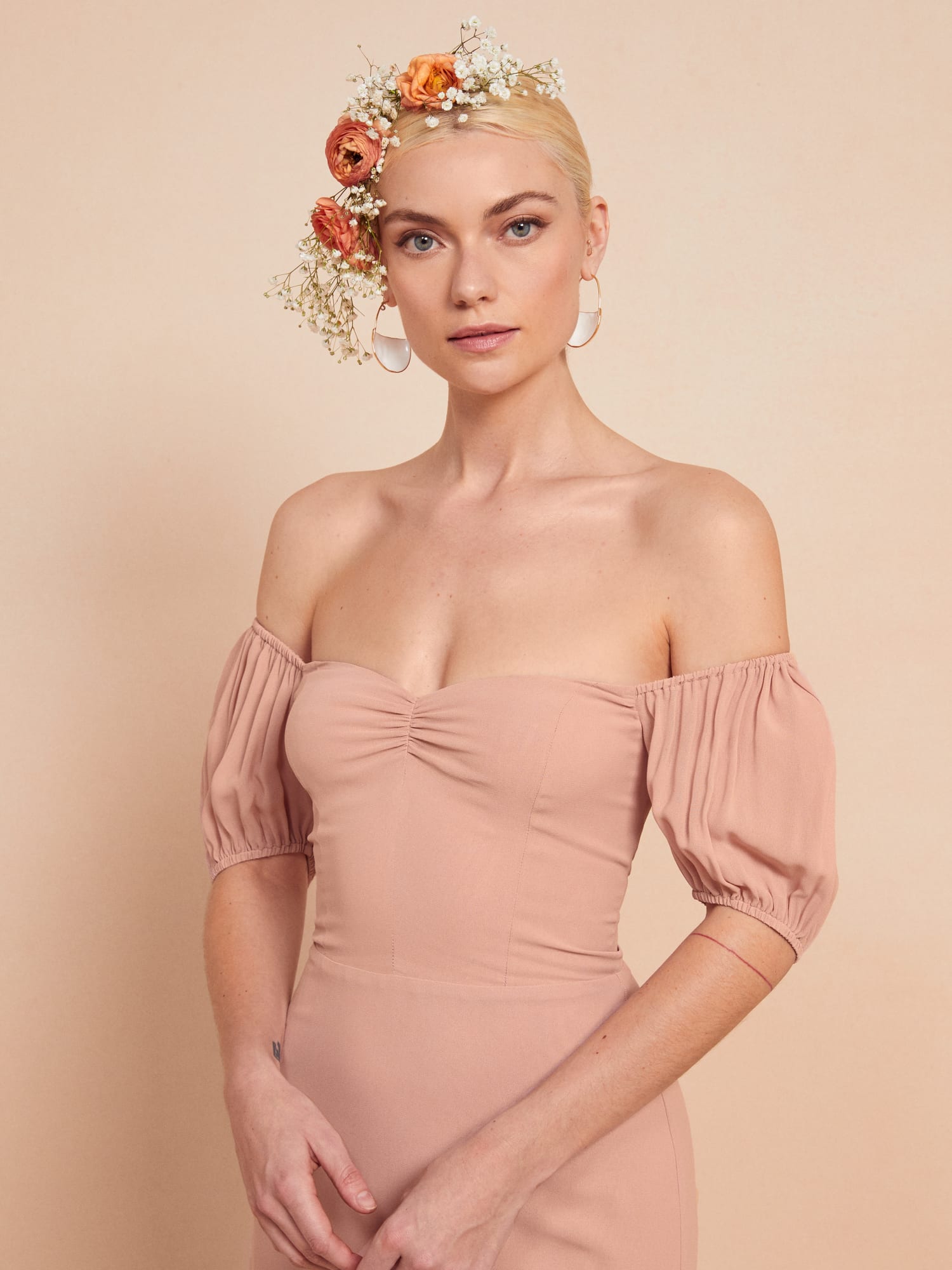Reformation blush dress store