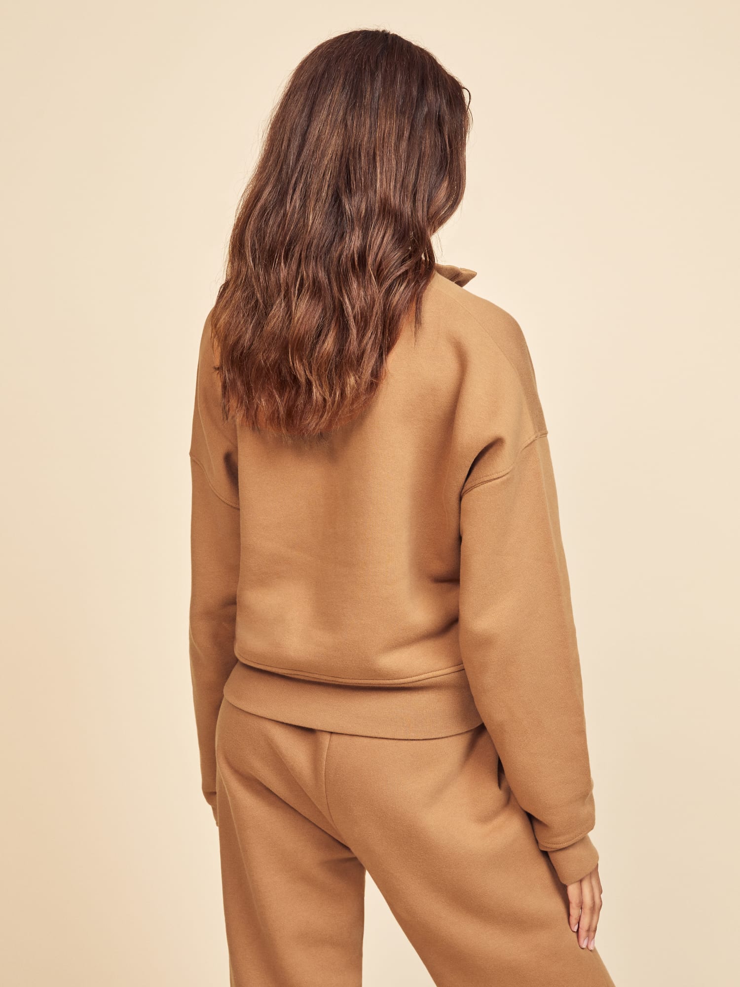 Reformation marla button sweatshirt clearance