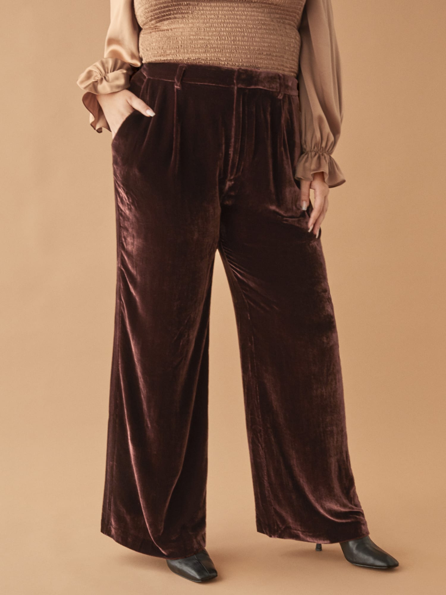 Reformation shop velvet pants