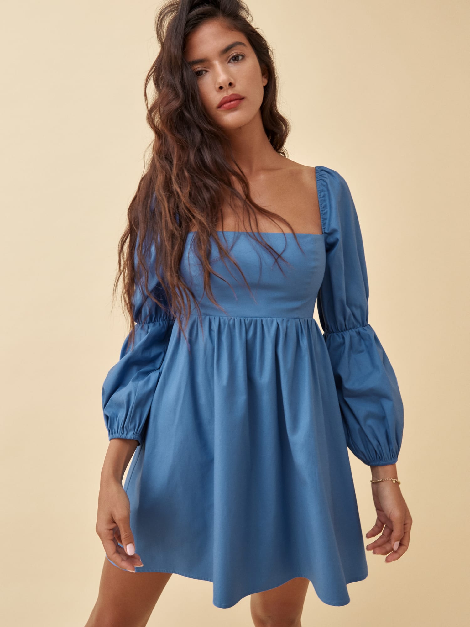 Reformation puff sale sleeve dress
