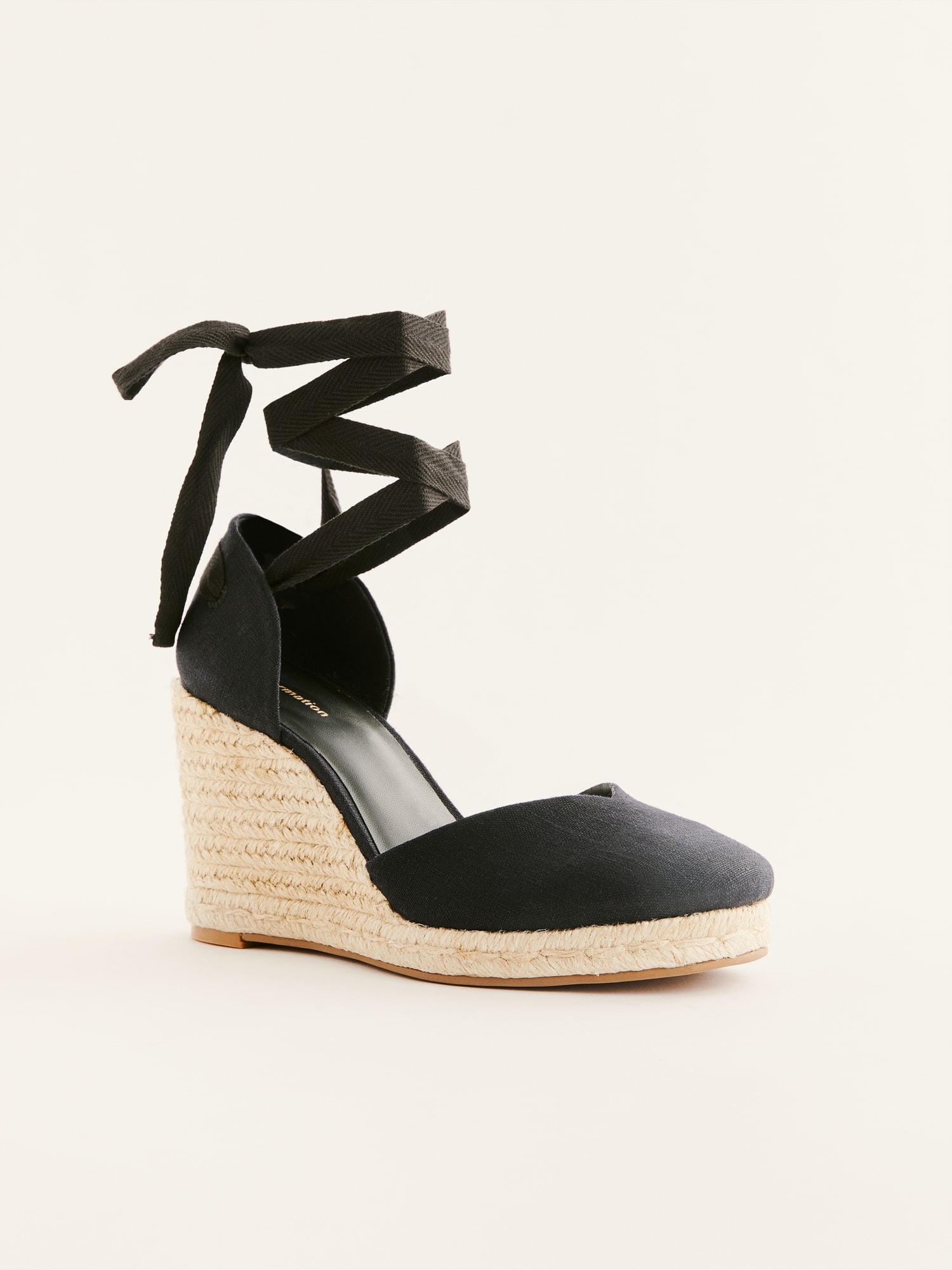 Camilla Lace Up Wedge Espadrille - Sustainable Shoes