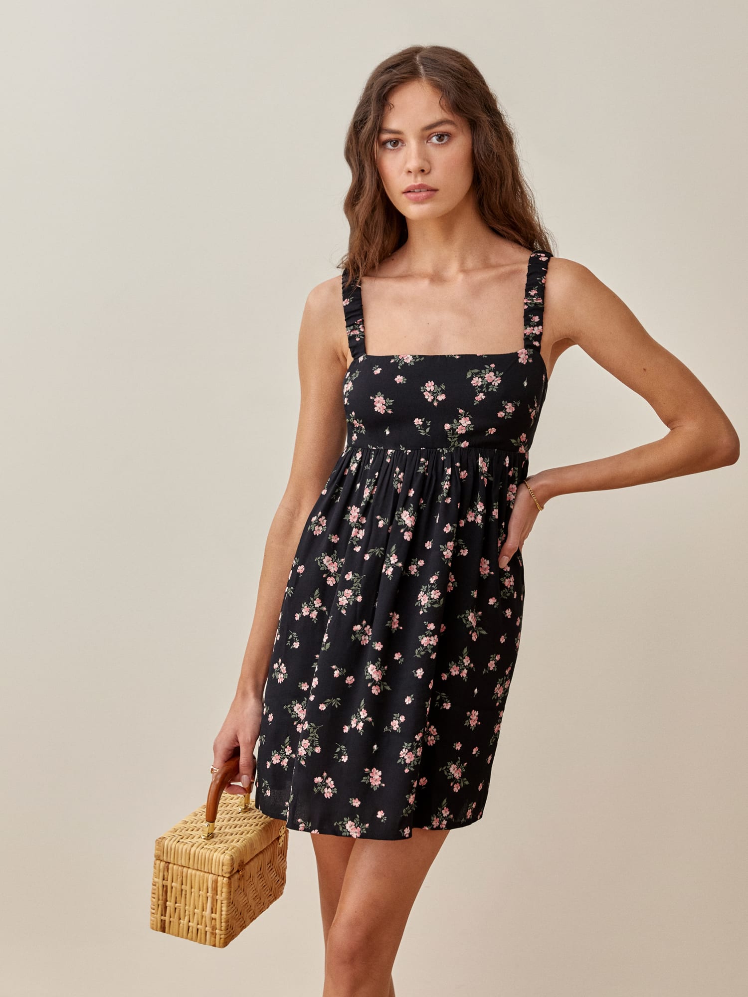 Reformation lena dress top