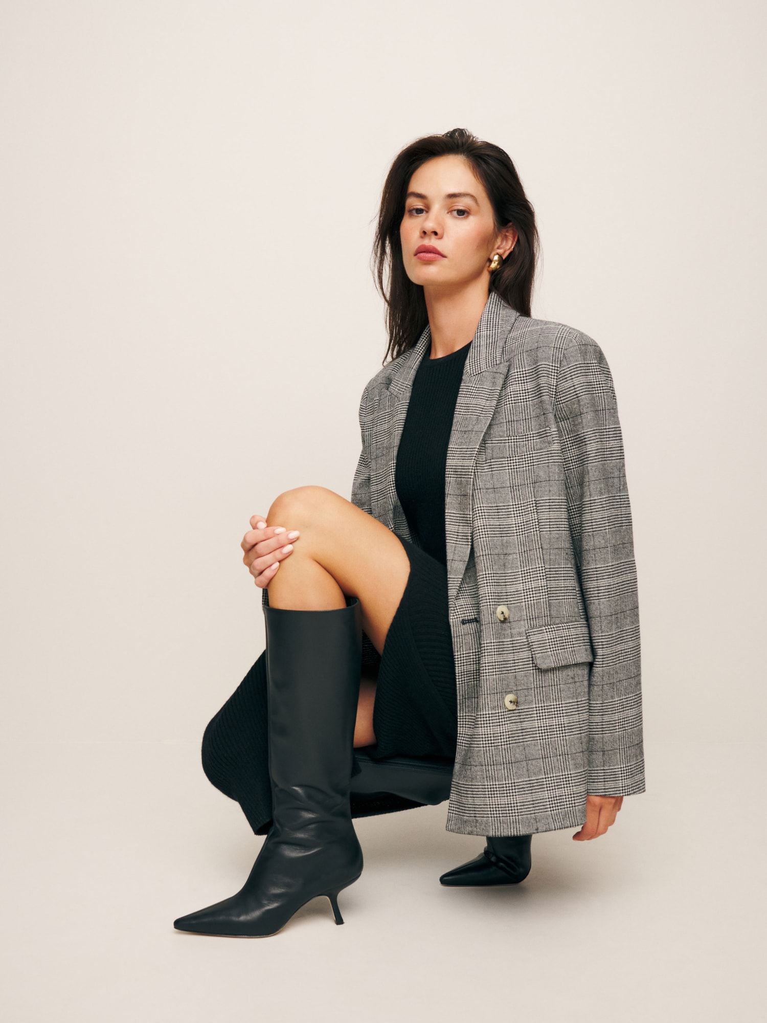 Winston Blazer Long Sleeve Reformation