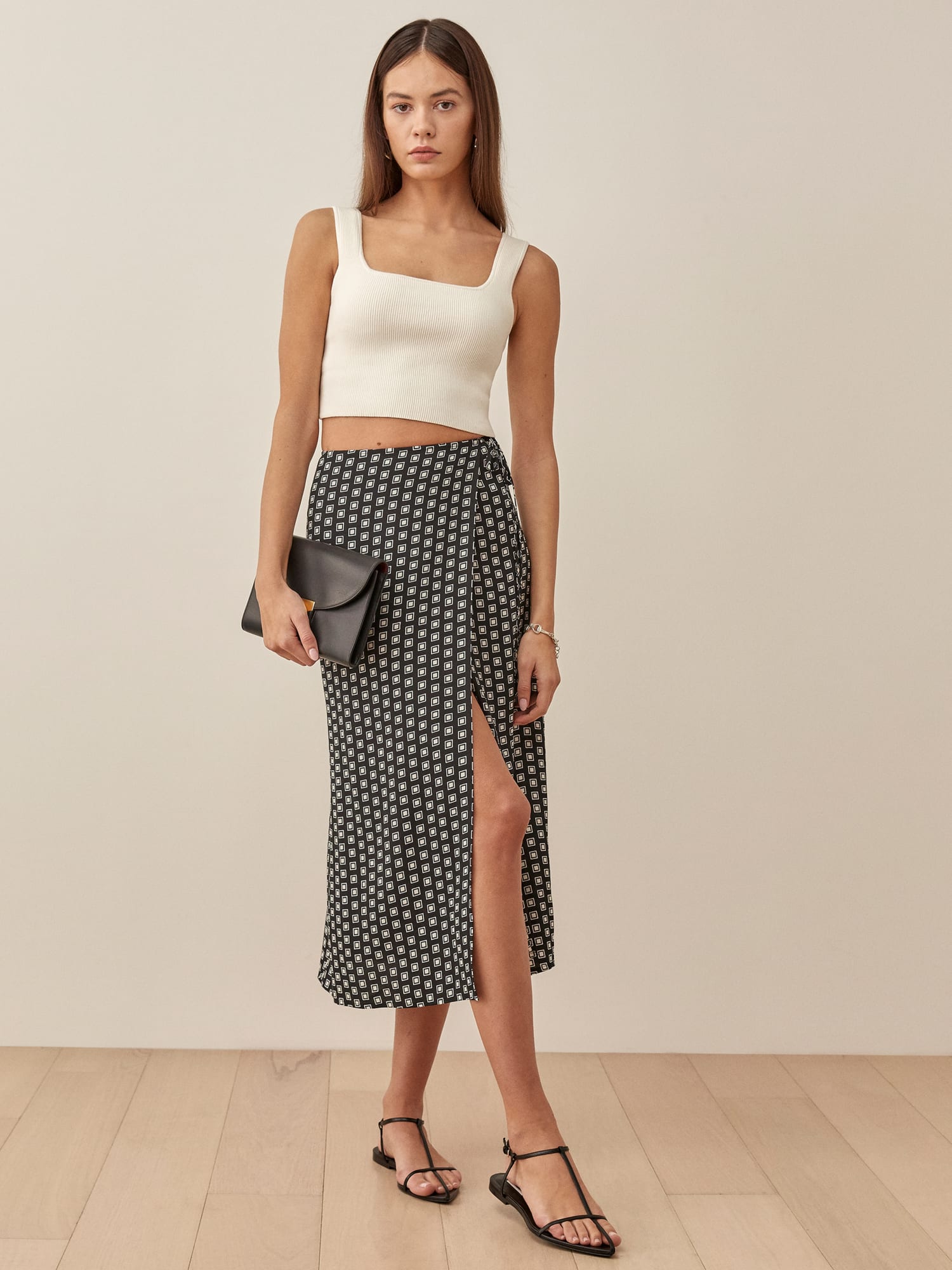 Midi skirt reformation store
