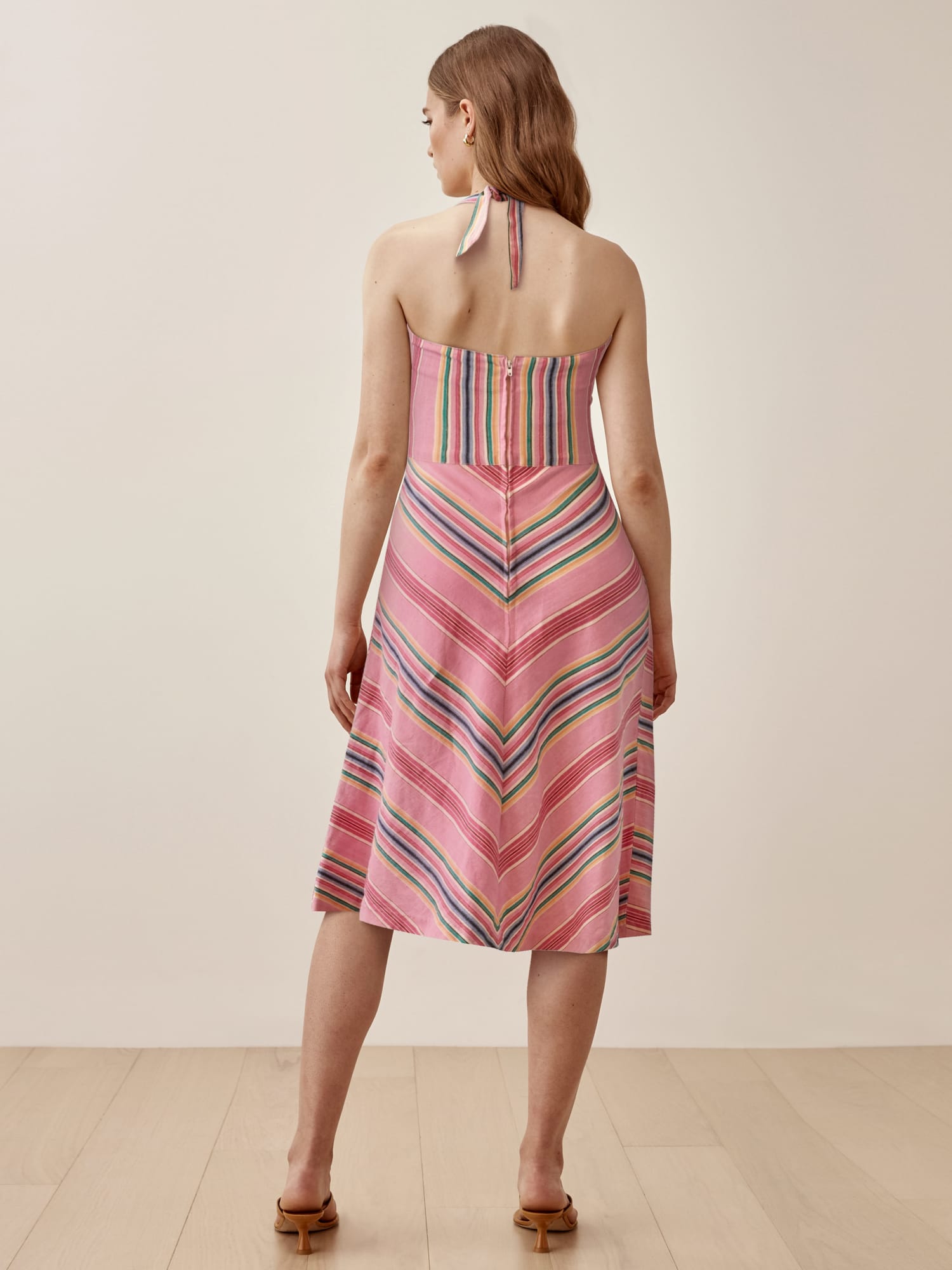 Vintage cheap rainbow dress