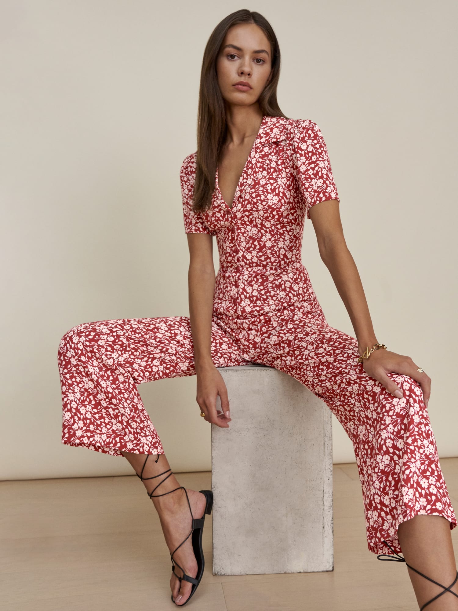 Reformation france jumpsuit discount
