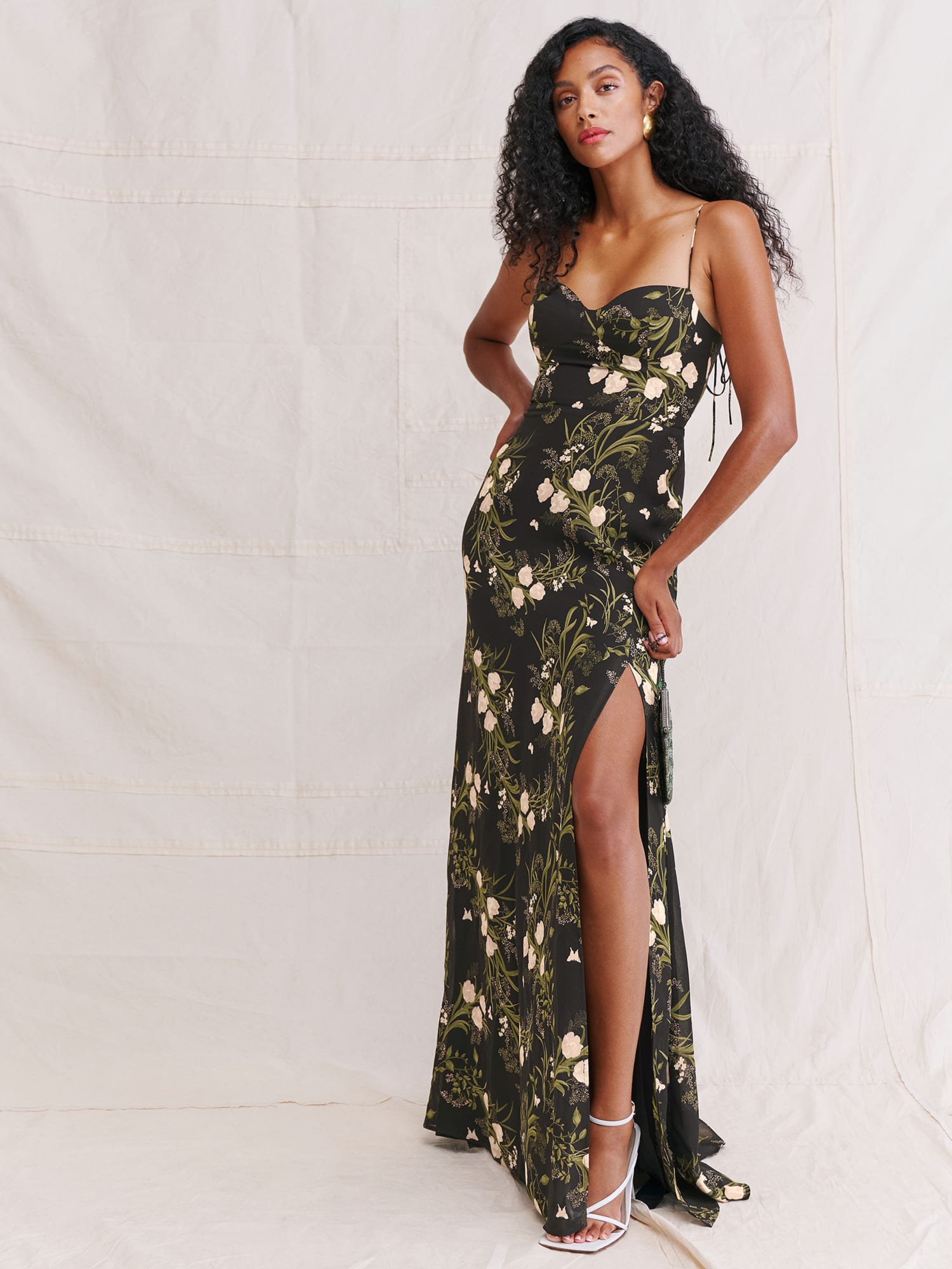 Reformation cheap slit dress