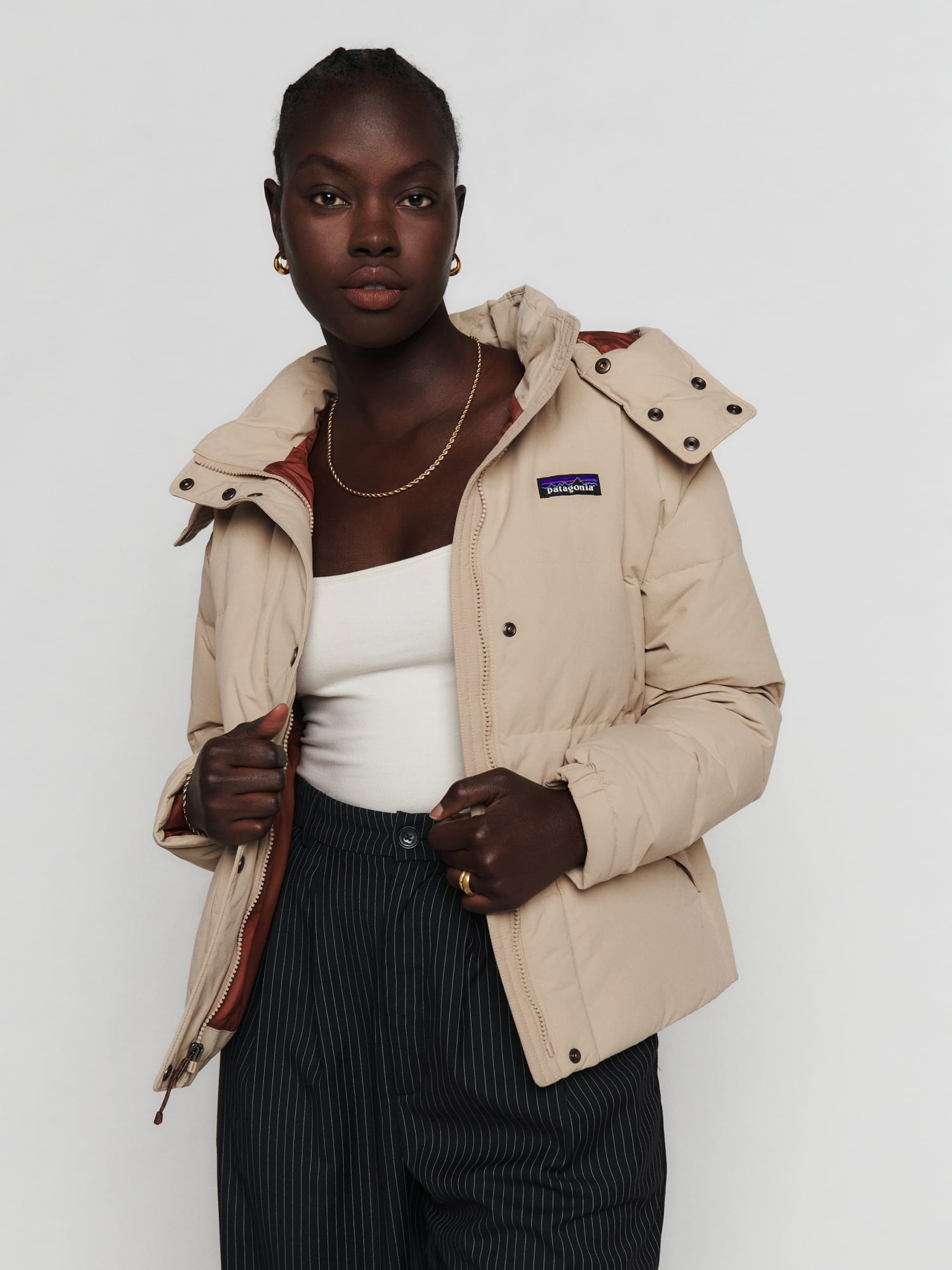 Patagonia tan sales jacket