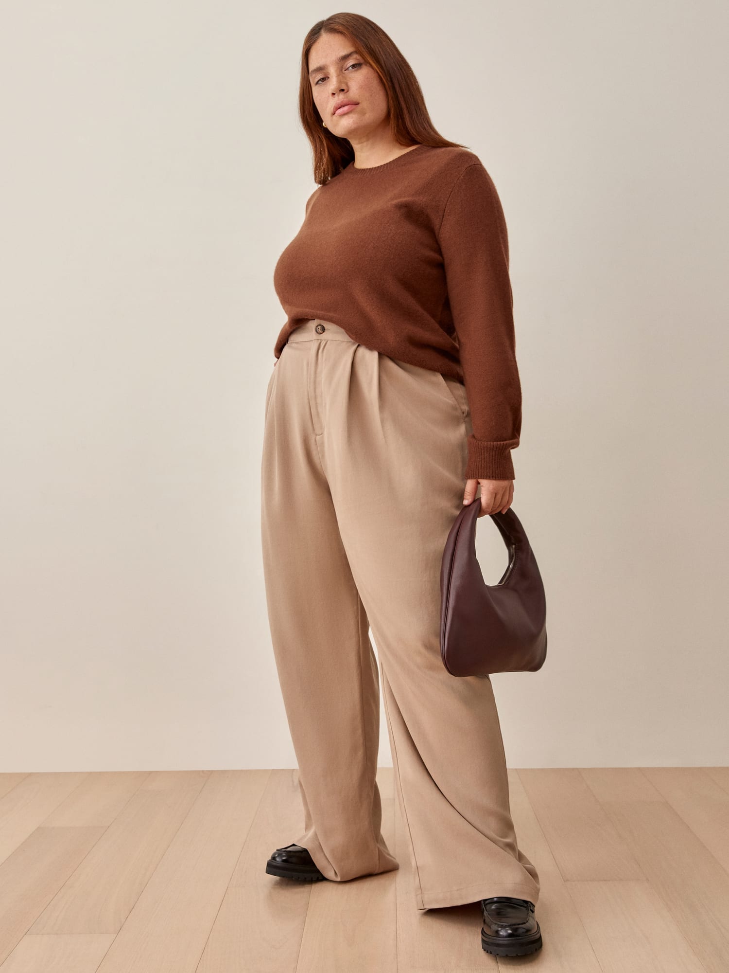 Reformation Cashmere Crew - Natural