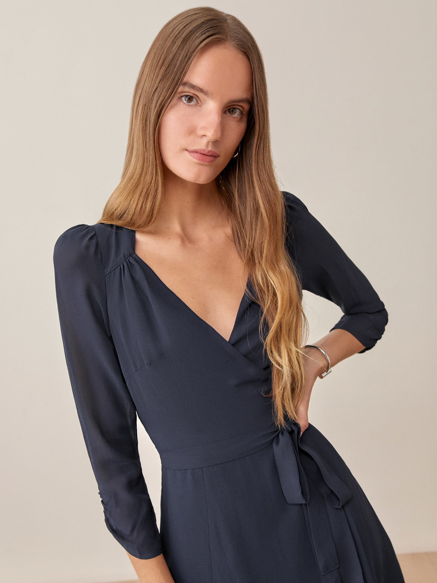 Reformation maurie 2025 wrap dress