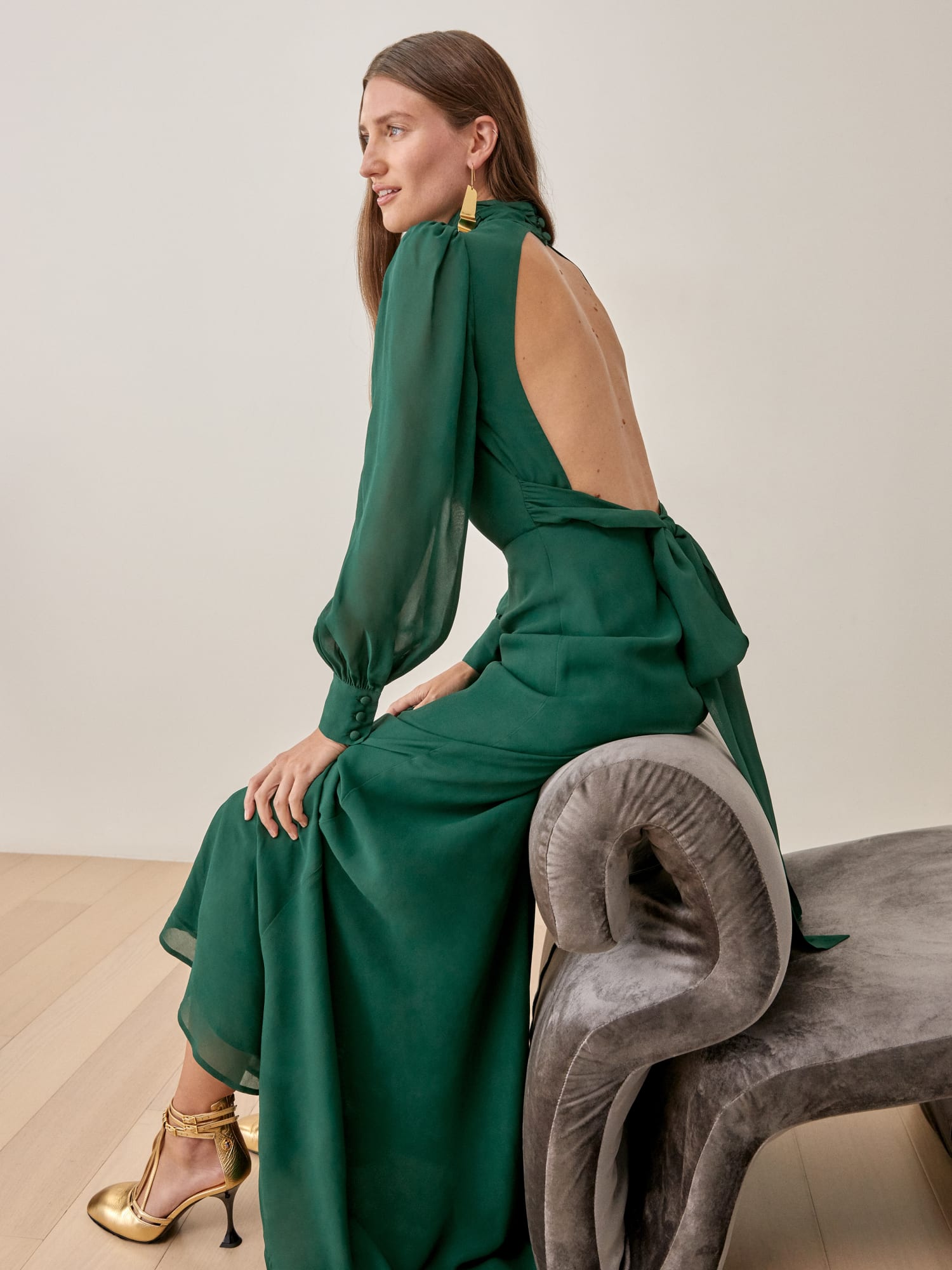 Reformation long sleeve dress shop