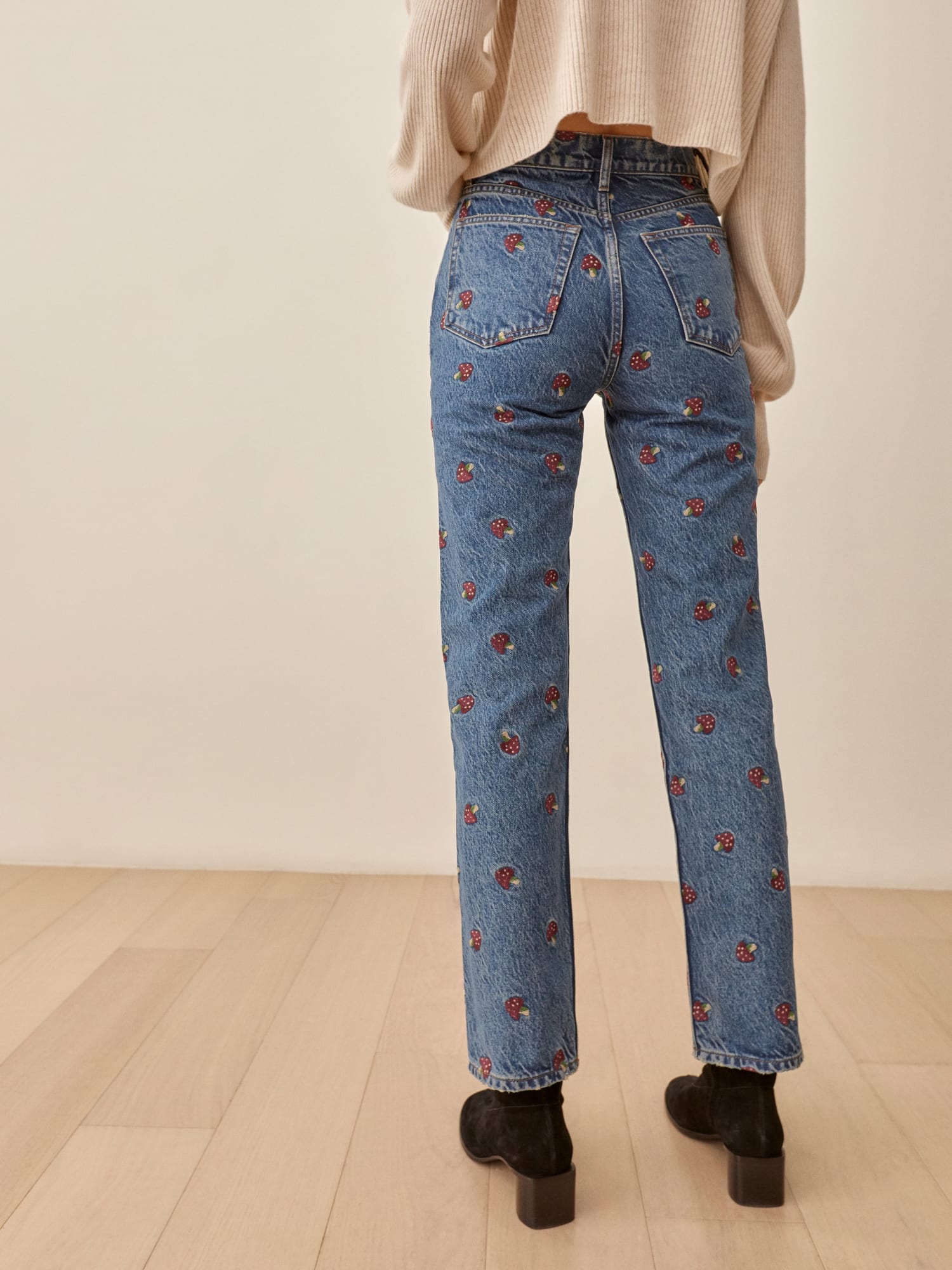 Spool + Lucky Embroidered Jeans, Sweet Lucky Brand Denim from