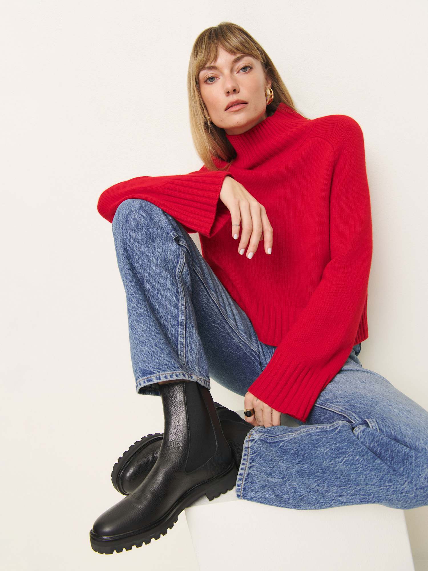 Katerina Lug Sole Chelsea Boot