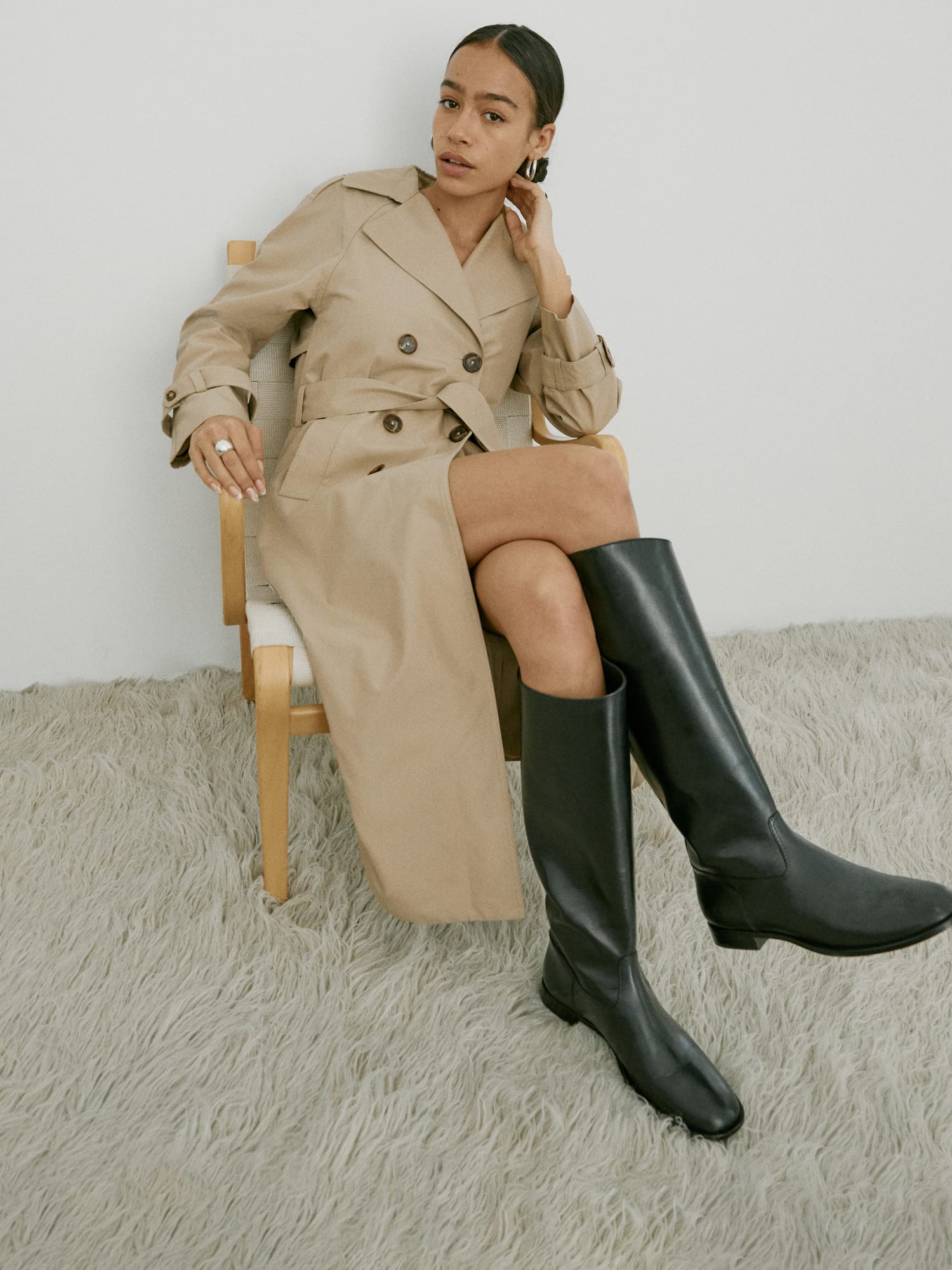 Vegan leather riding boots hot sale