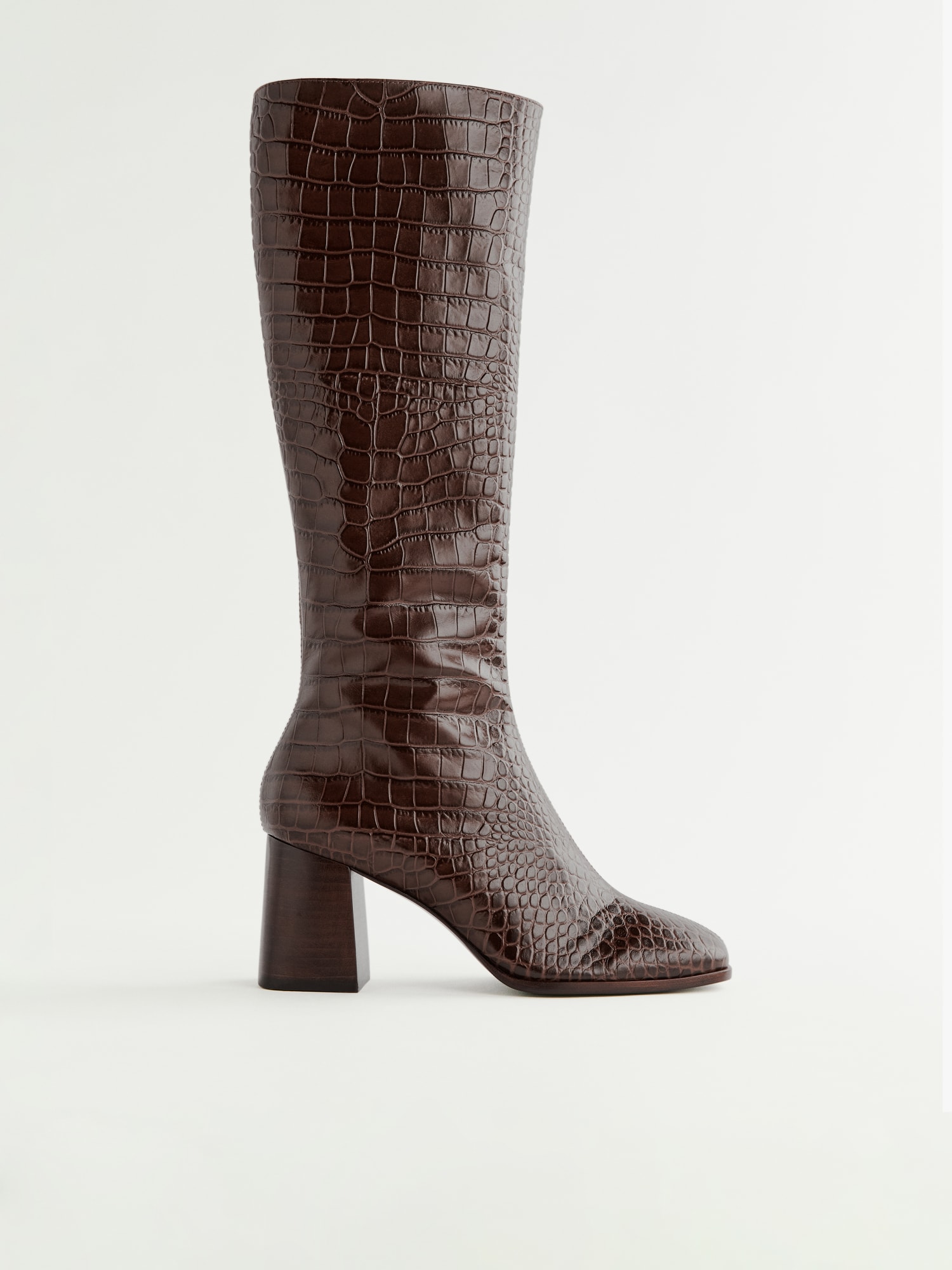 Croc brown boots sales