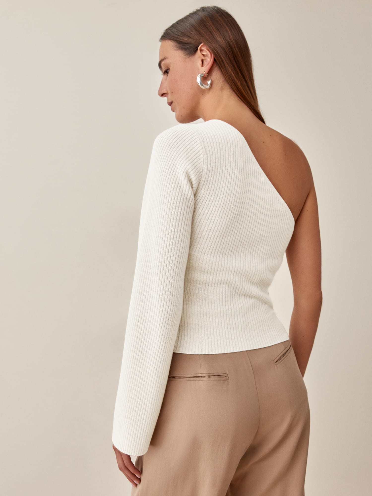 One shoulder cashmere sweater new arrivals