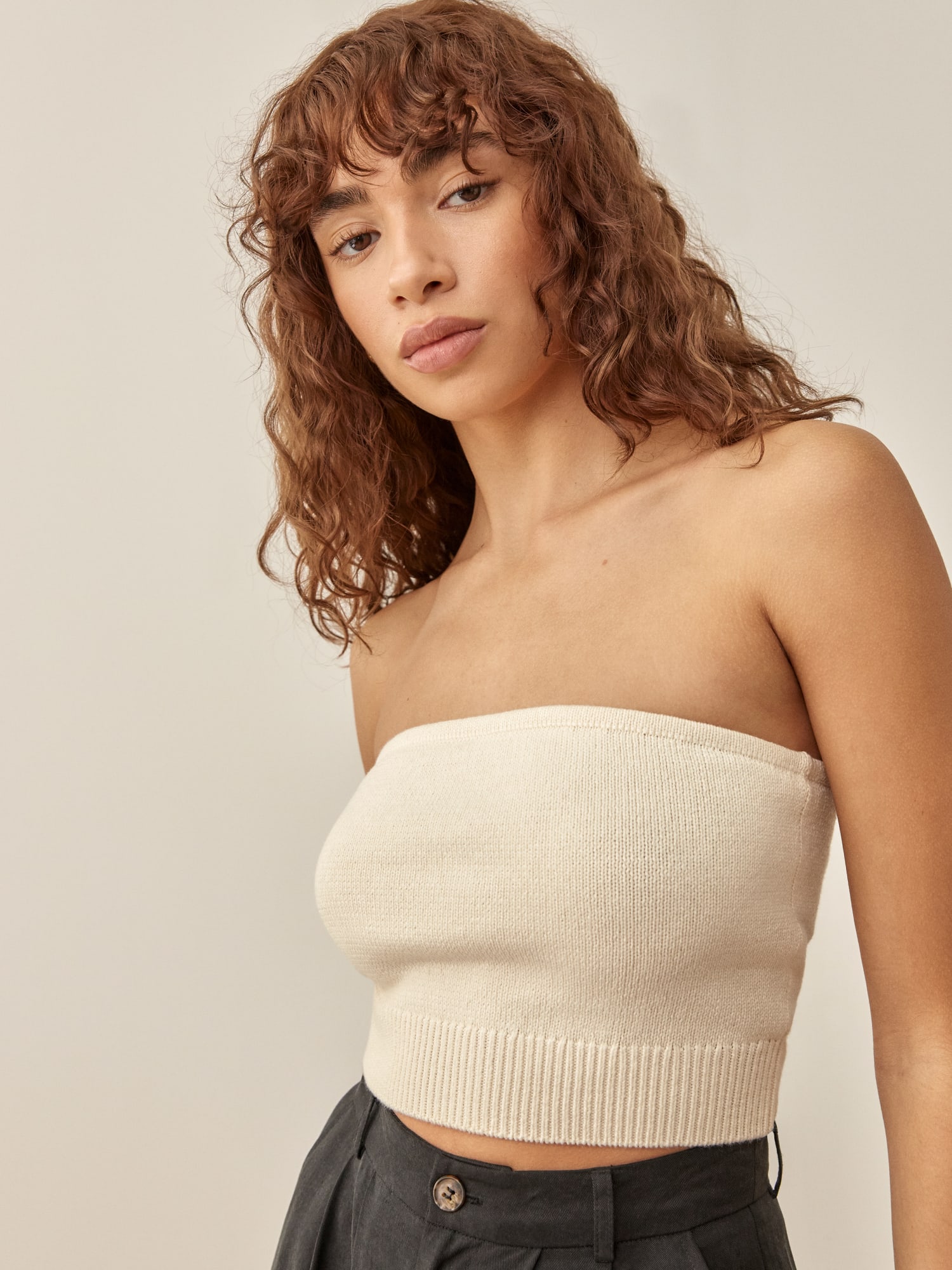 Cotton tube top