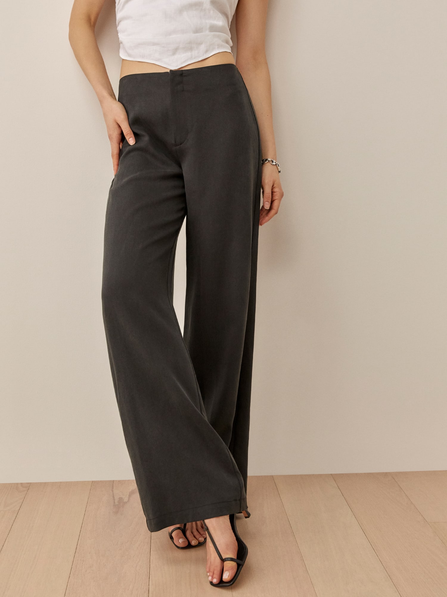 Reformation shop black pants