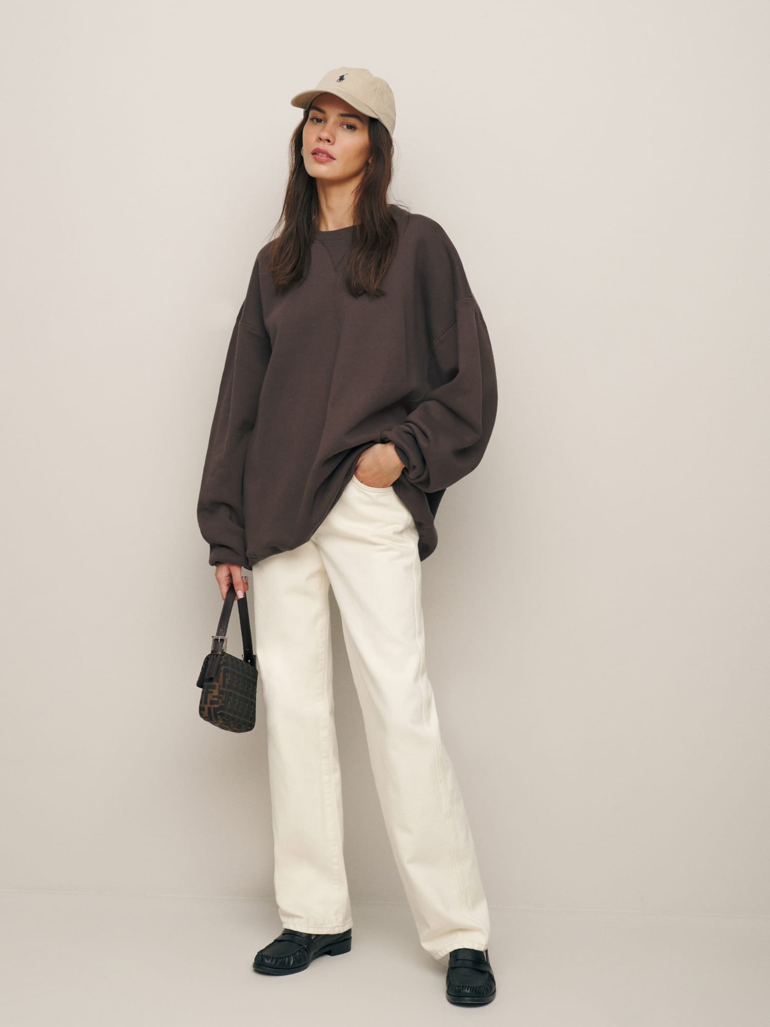 Oversized vintage crewneck sweatshirt hotsell