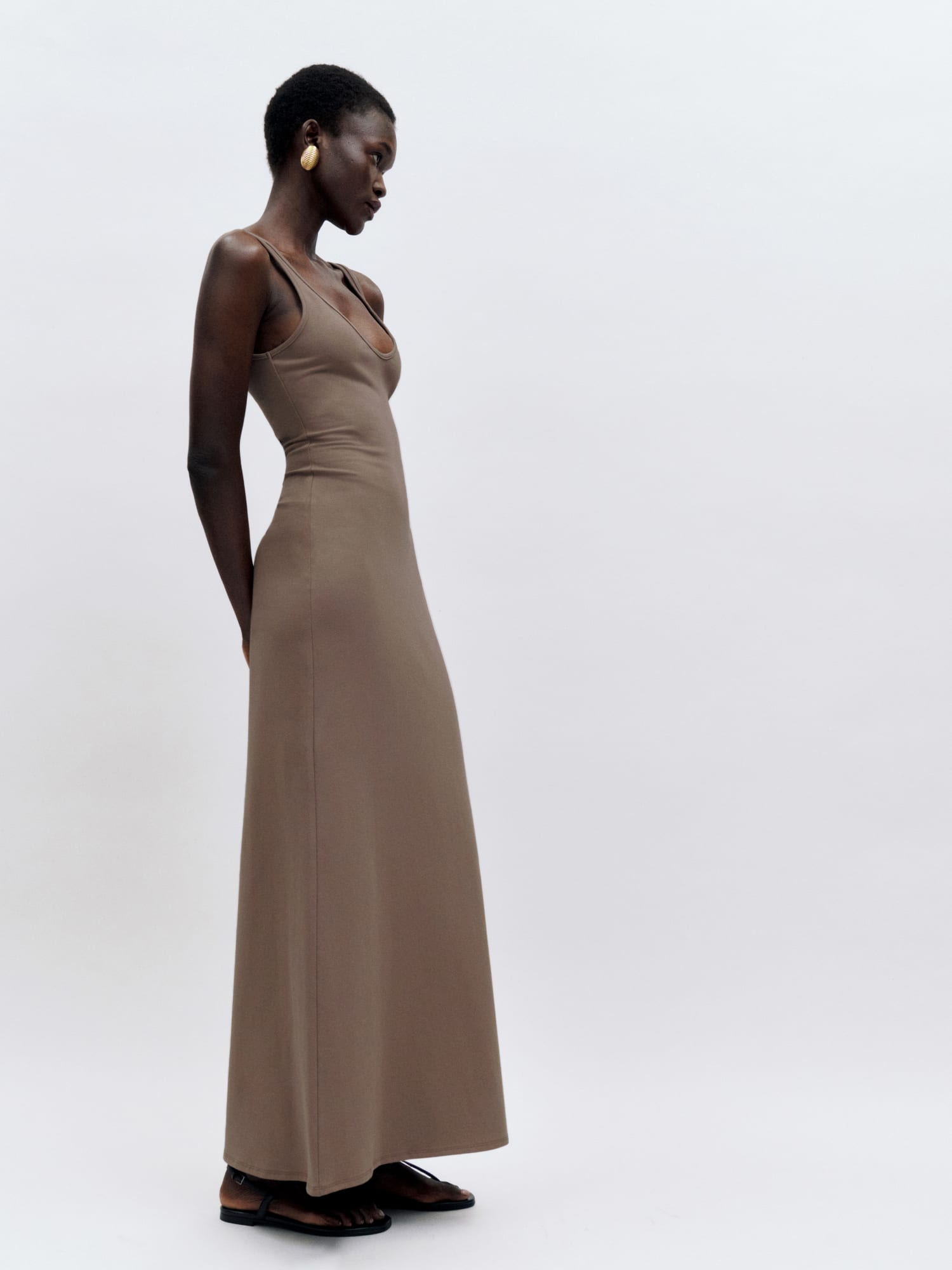 Tyra Knit Dress - Sleeveless Maxi/Long | Reformation