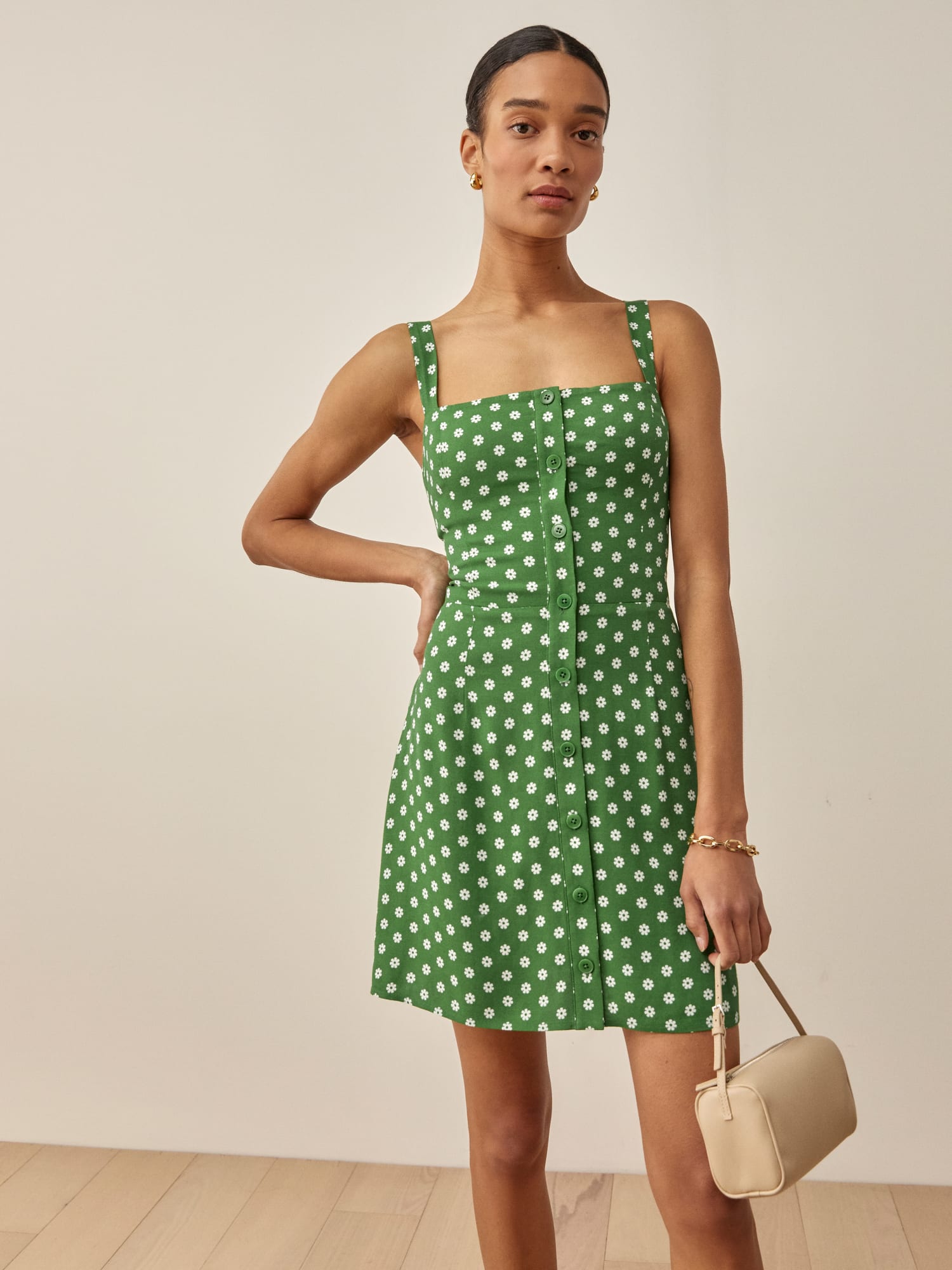 Reformation arielle dress top