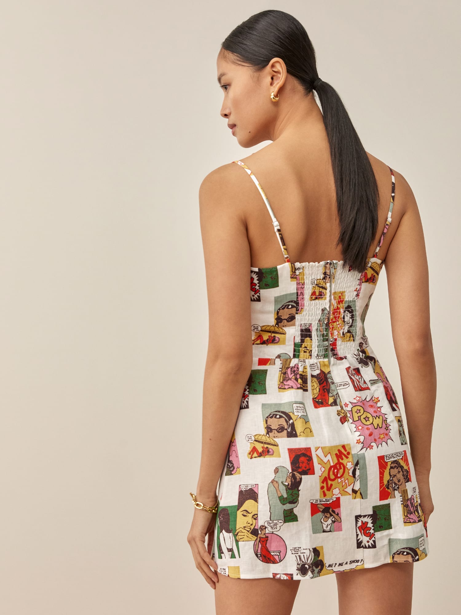 Reformation comic dress clearance