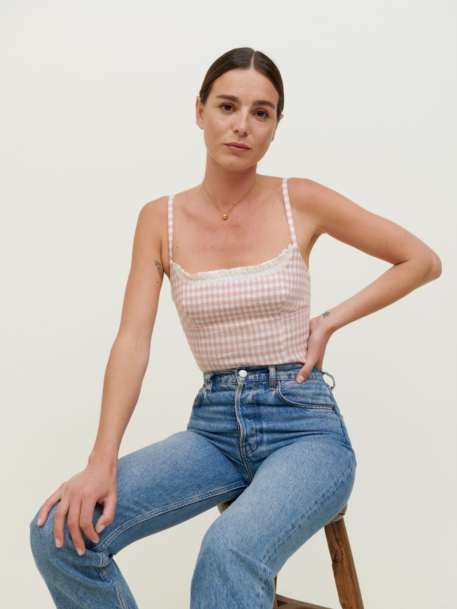 Reformation linen top best sale