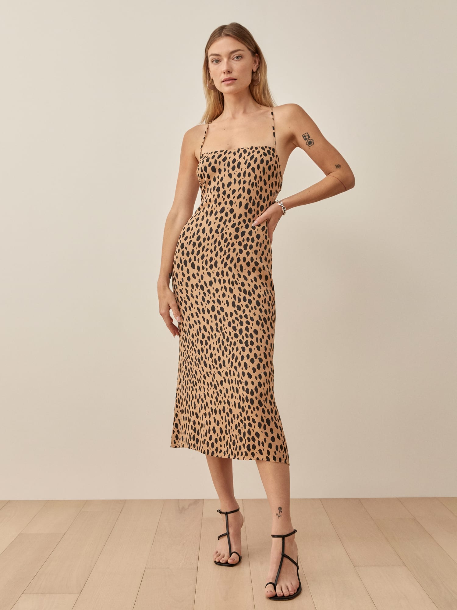 Reformation cheetah dress cheap