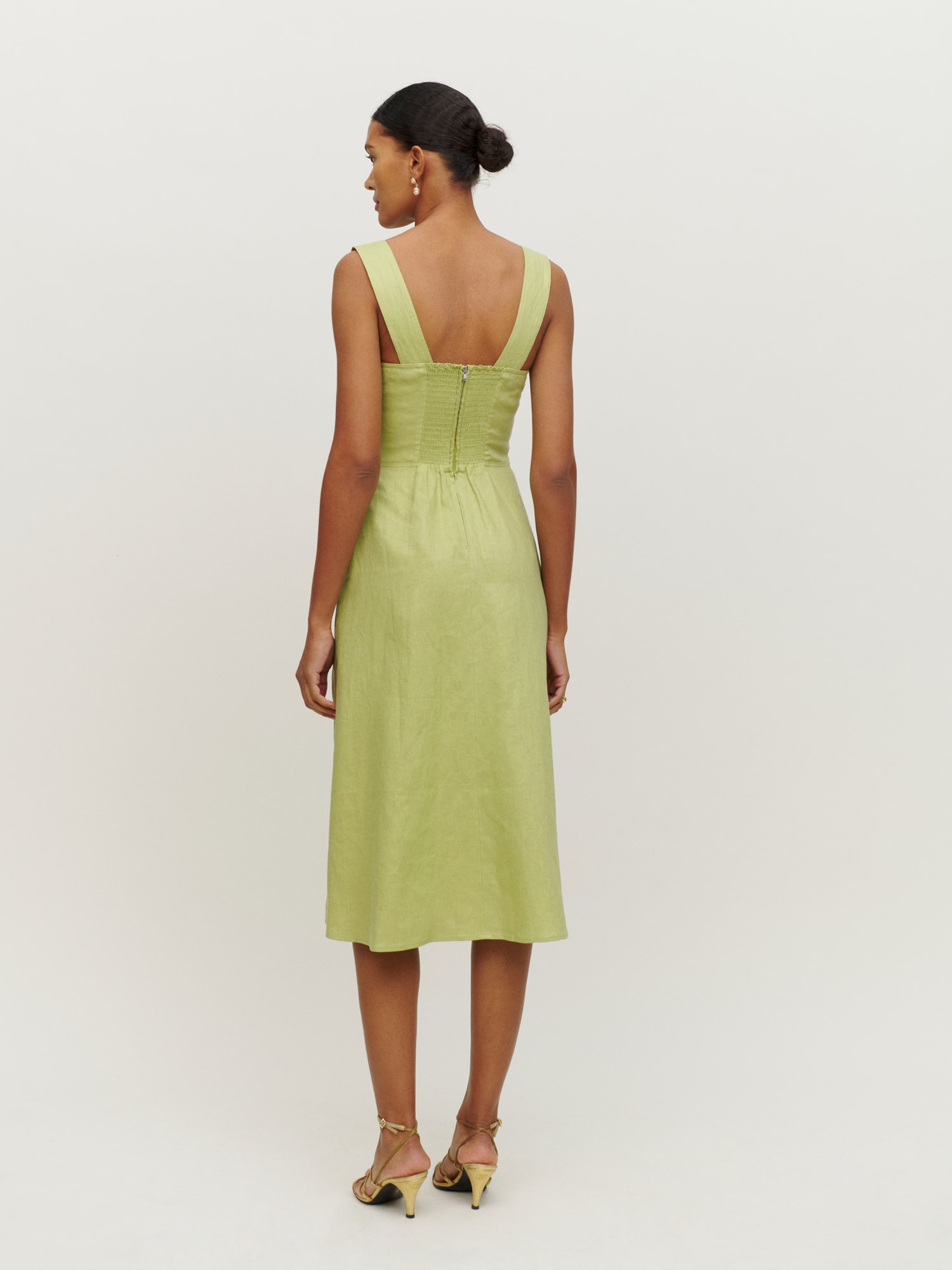 Reformation linen dress sales