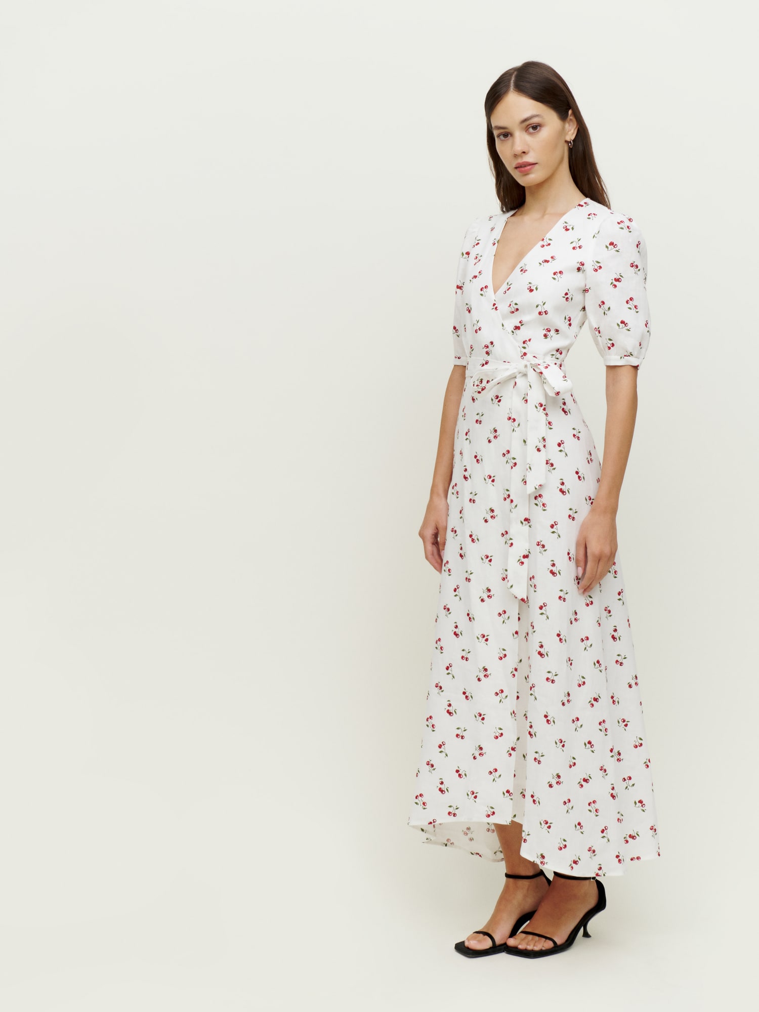 Reformation white discount linen dress