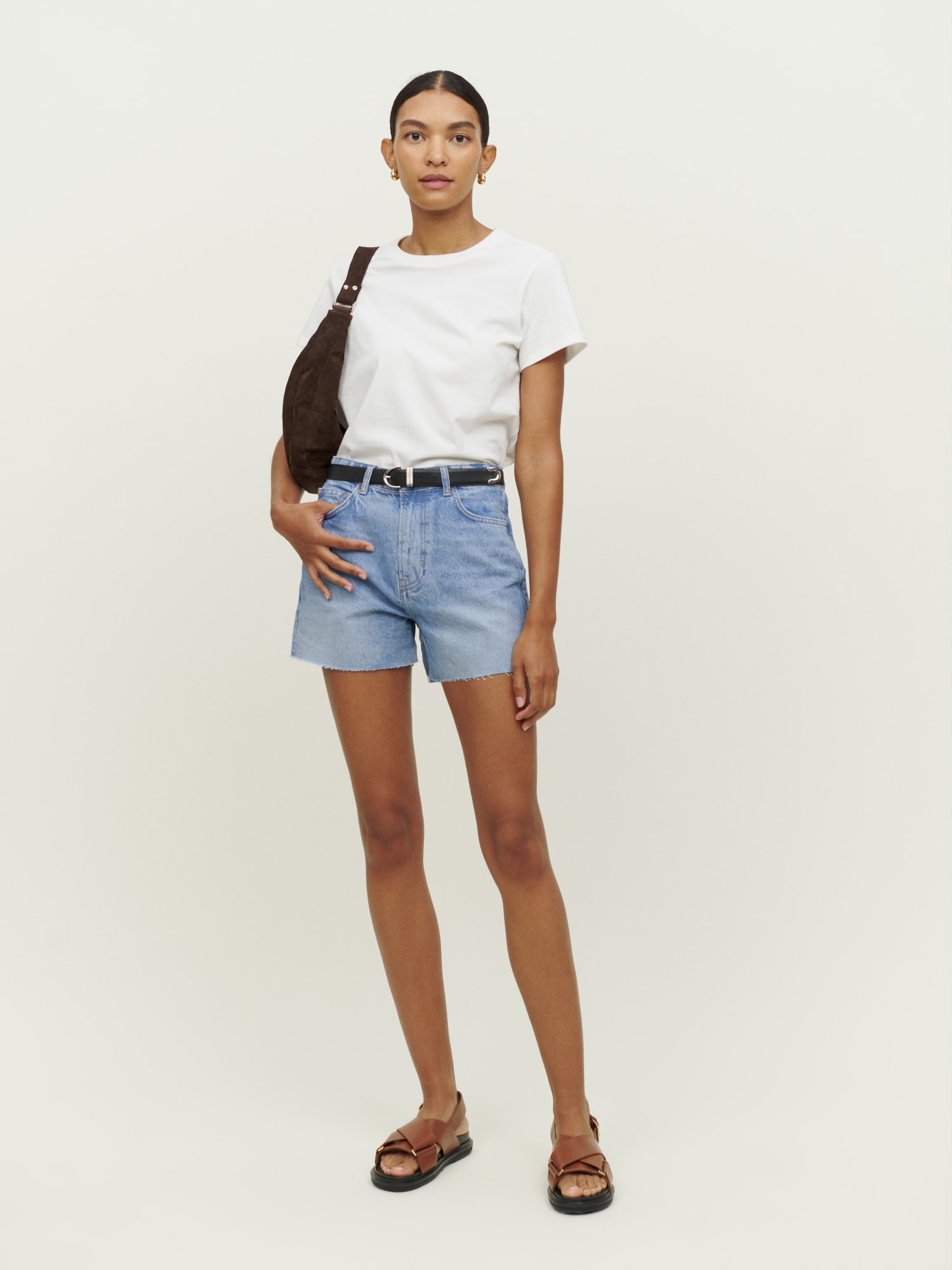 Reformation denim shorts hot sale