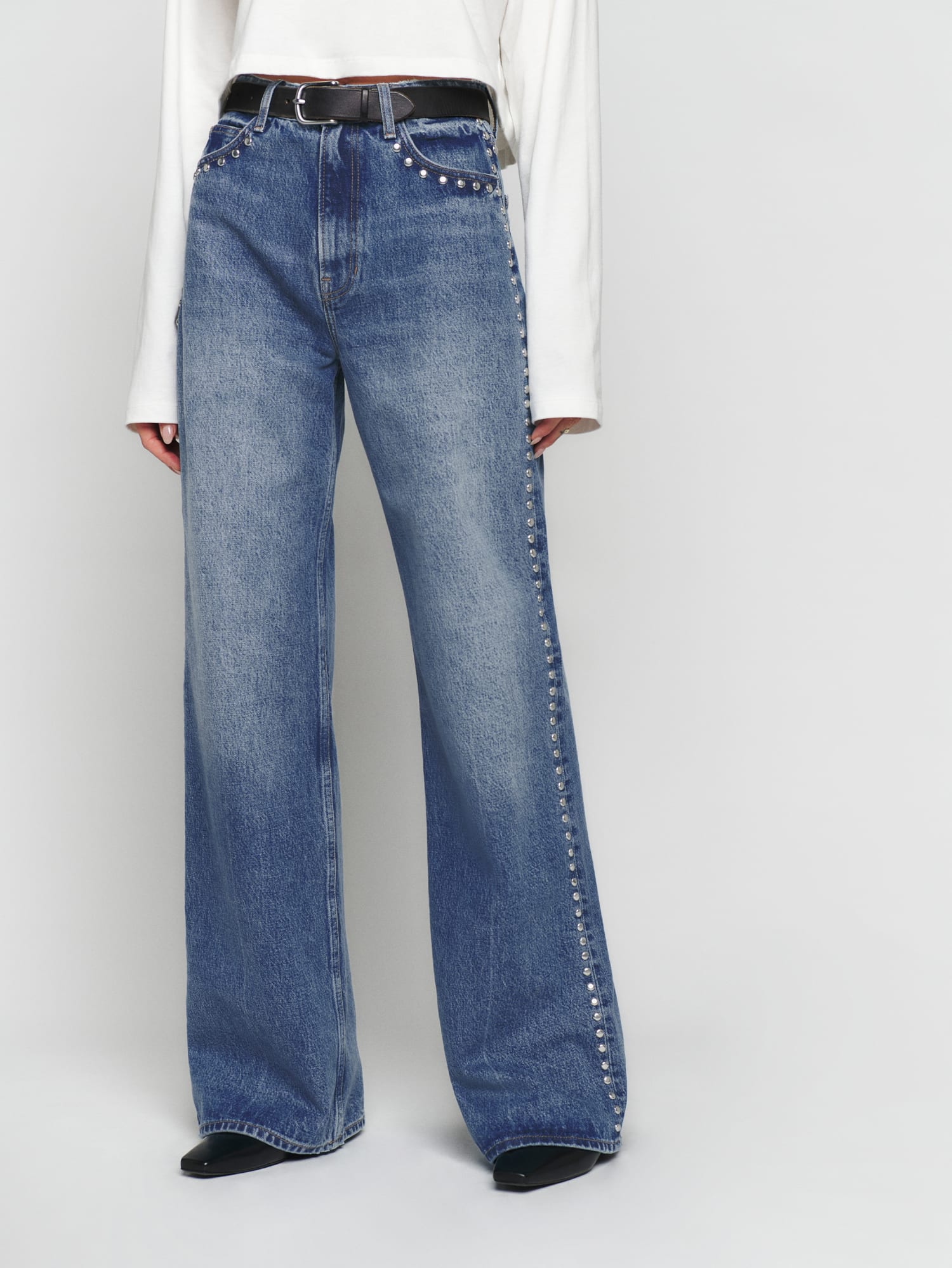 wide leg jeans