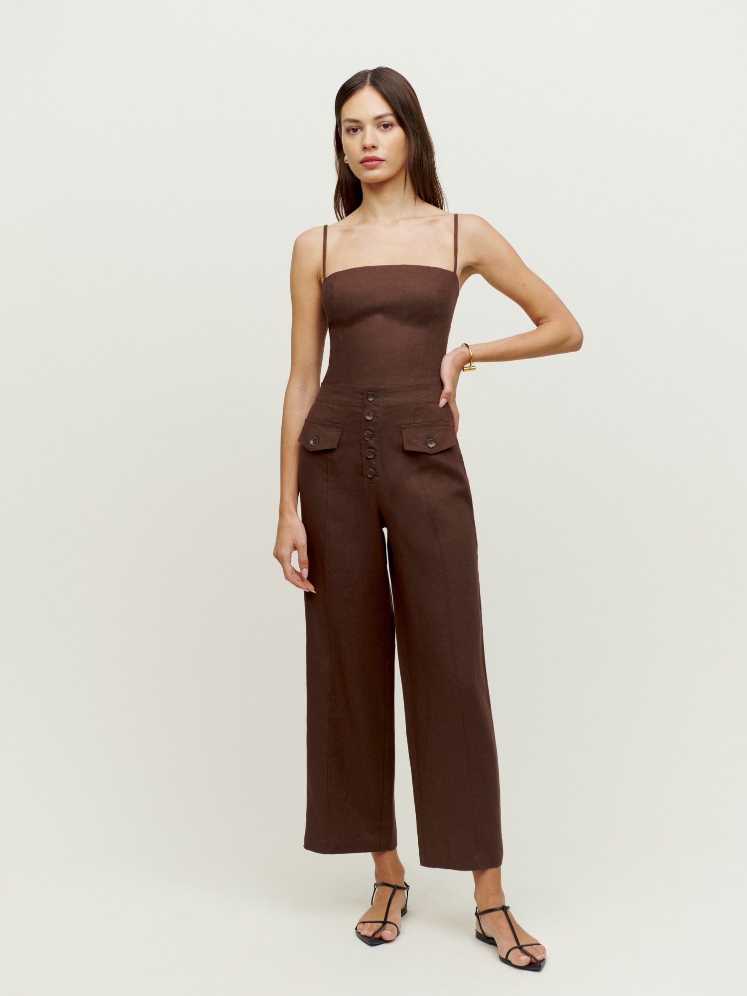 Reformation shop tortuga jumpsuit